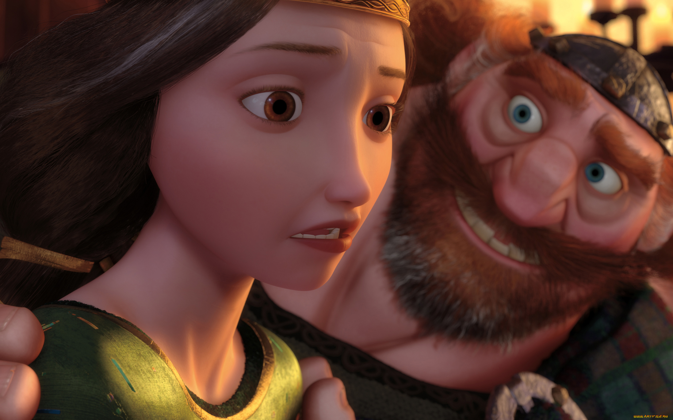 мультфильмы, brave, храбрая, сердцем