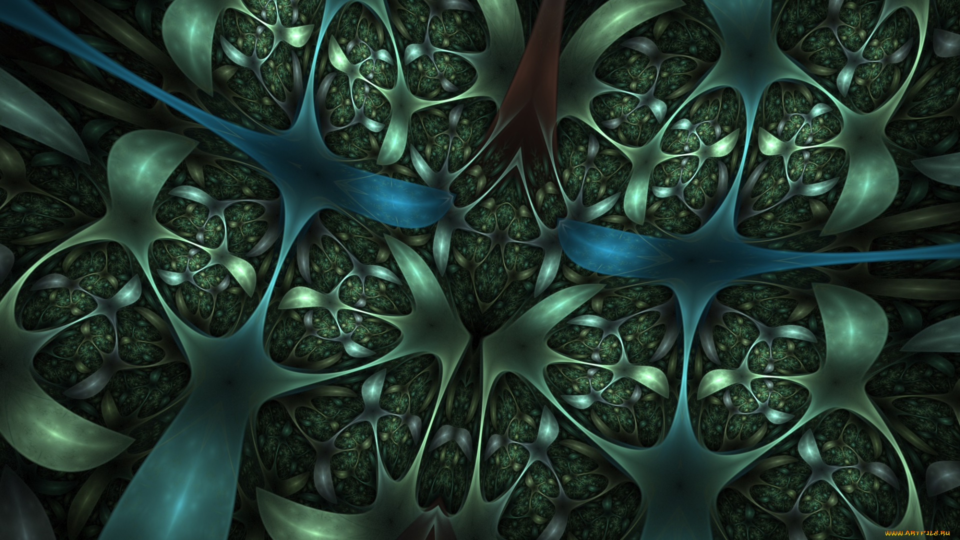 3д, графика, фракталы, , fractal, цвета, фон, узор