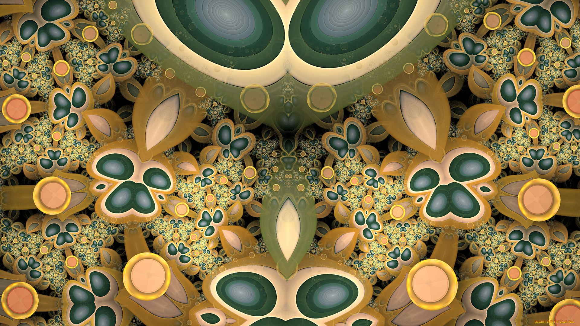 3д, графика, фракталы, , fractal, узор, фон, цвета