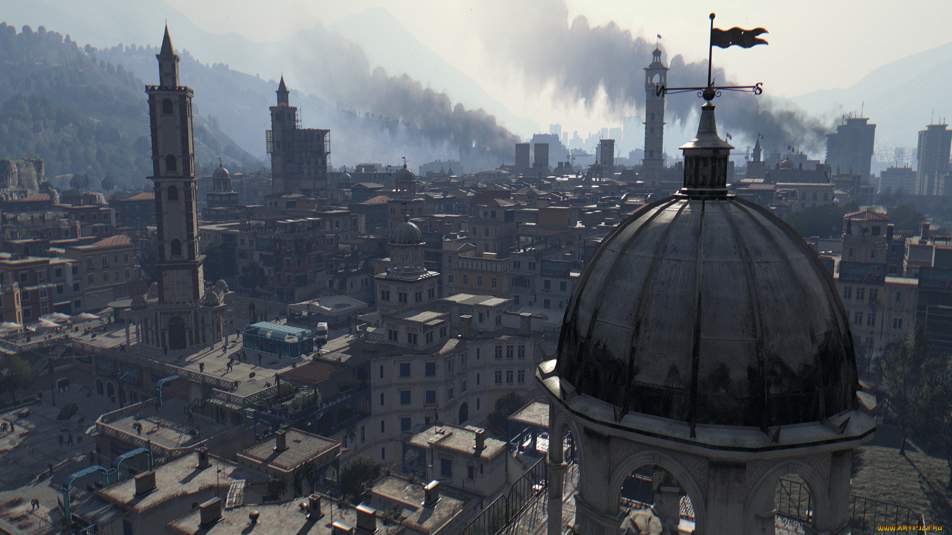 dying, light, видео, игры, город