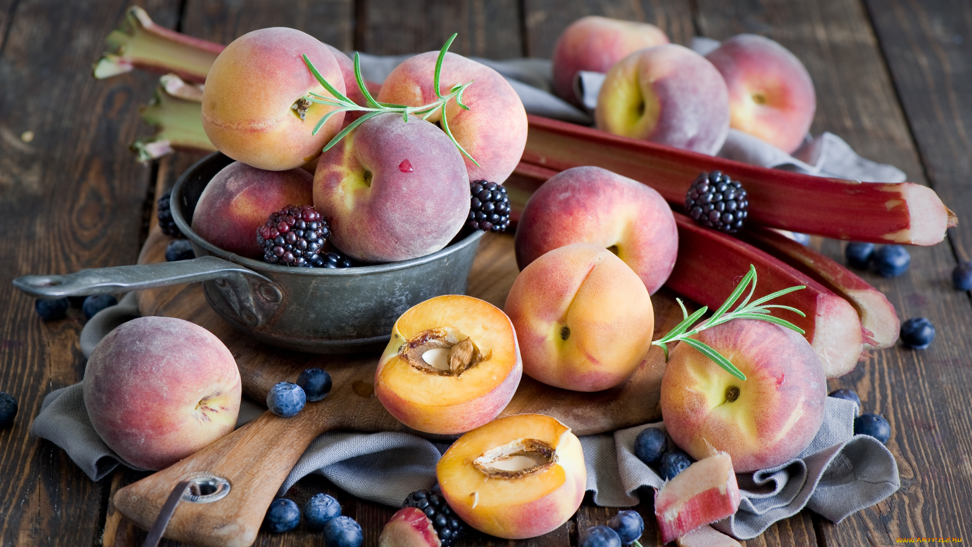 еда, фрукты, , ягоды, черника, ежевика, ягоды, персики