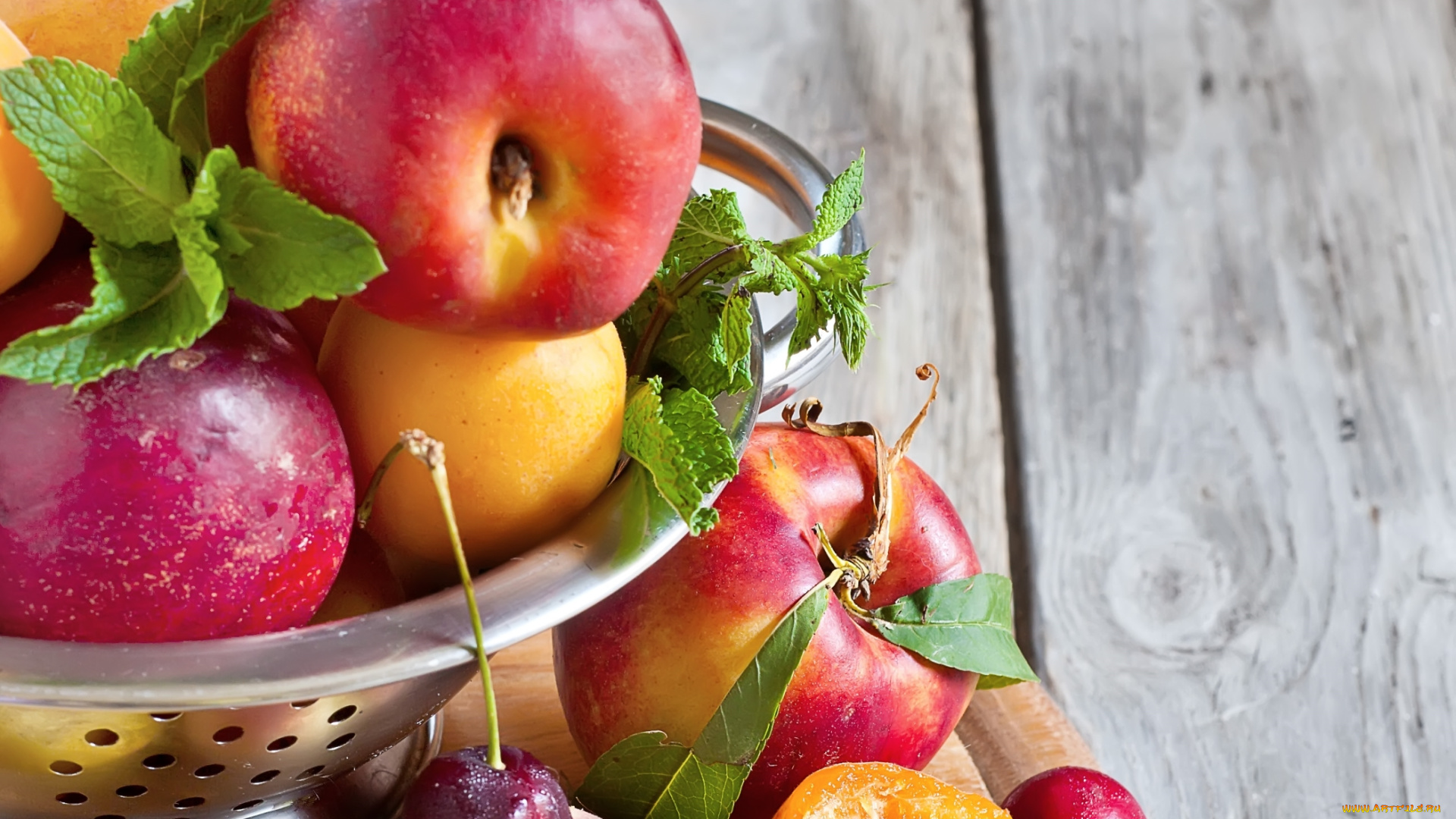 еда, фрукты, , ягоды, персики, абрикосы, вишни