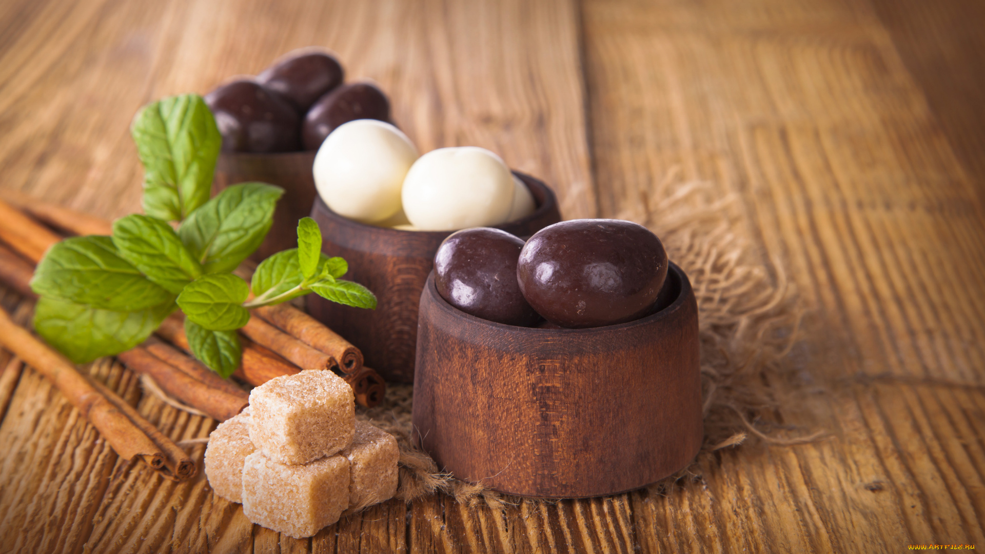 еда, конфеты, , шоколад, , сладости, мята, сахар, корица, шоколад