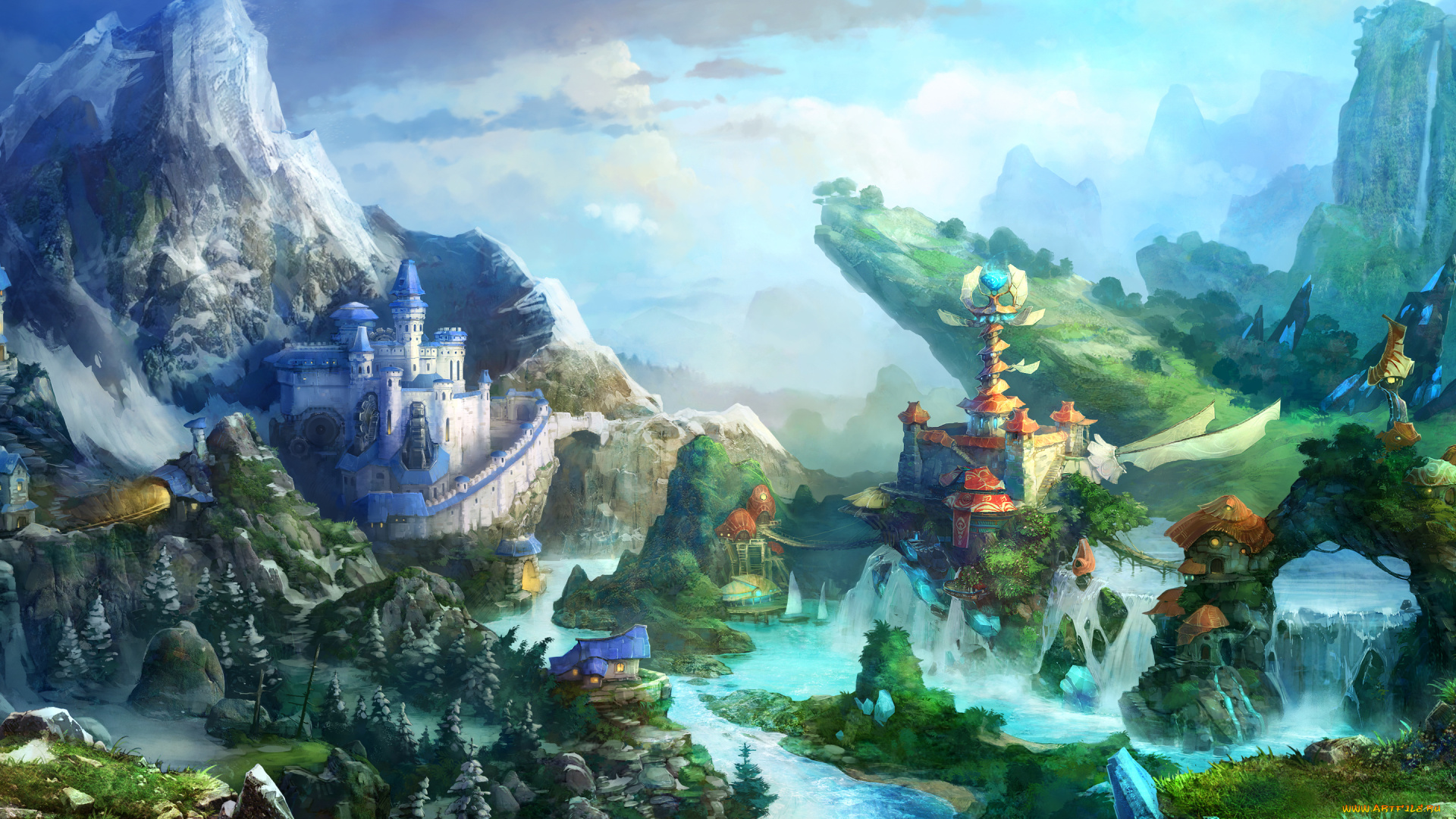 prime, world, видео, игры, замок, пейзаж