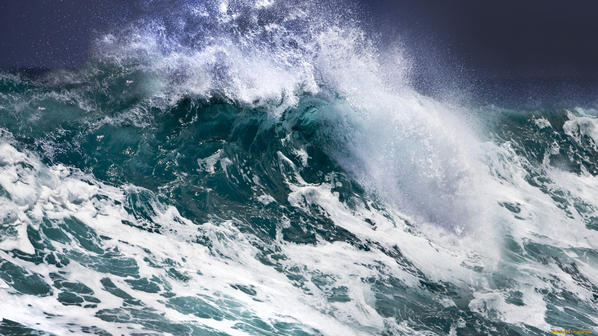 природа, стихия, волна, пена, море, брызги