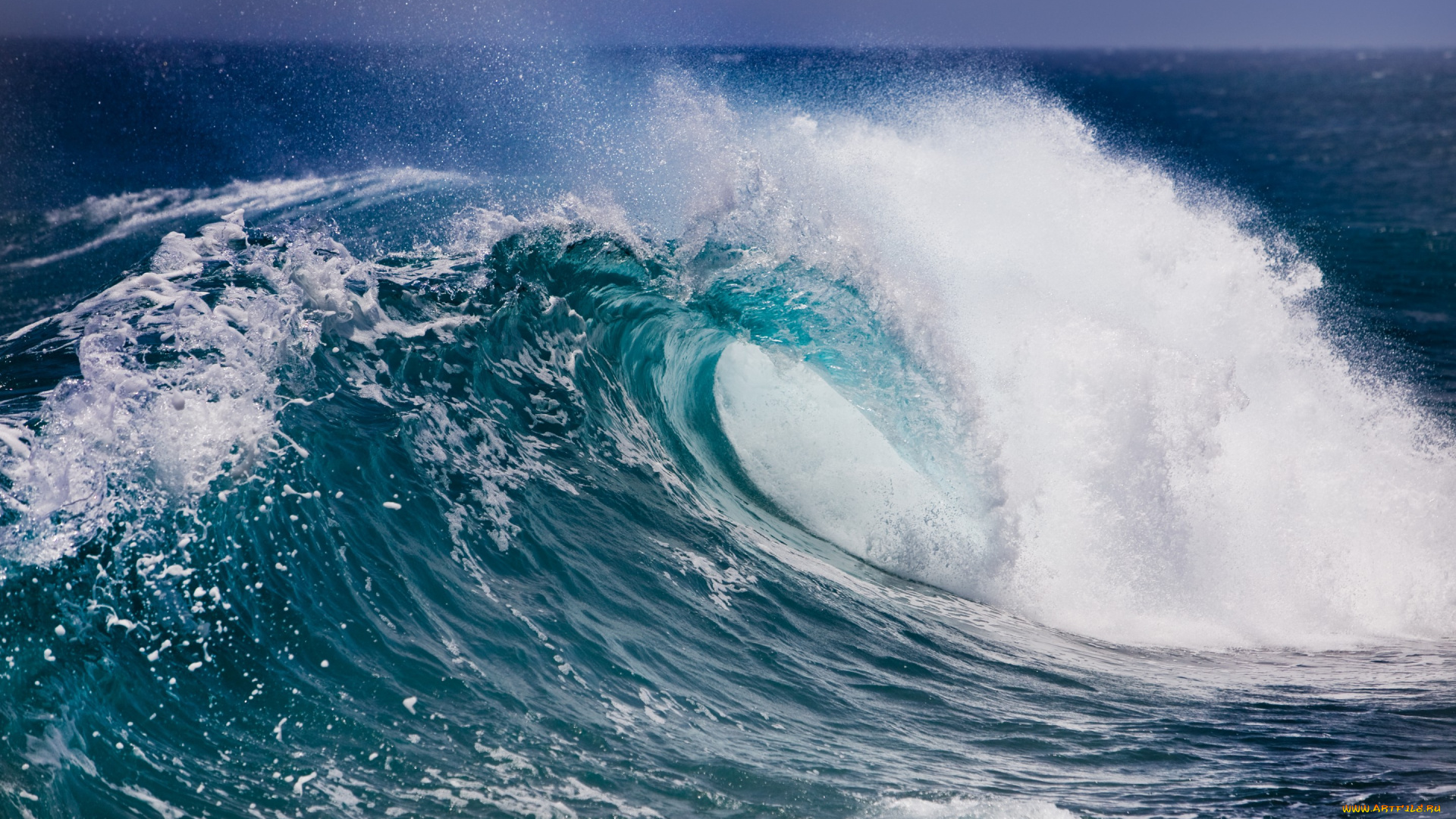 природа, стихия, волна, пена, море, брызги