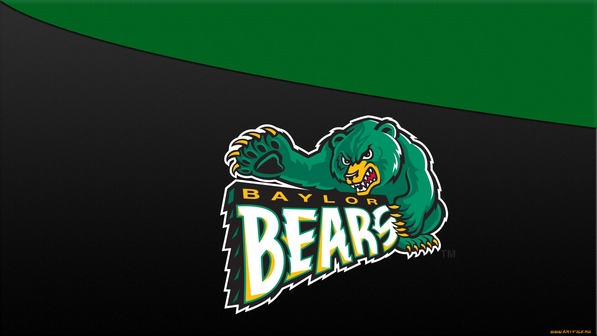 спорт, эмблемы, клубов, бейлор, бирс, фон, логотип