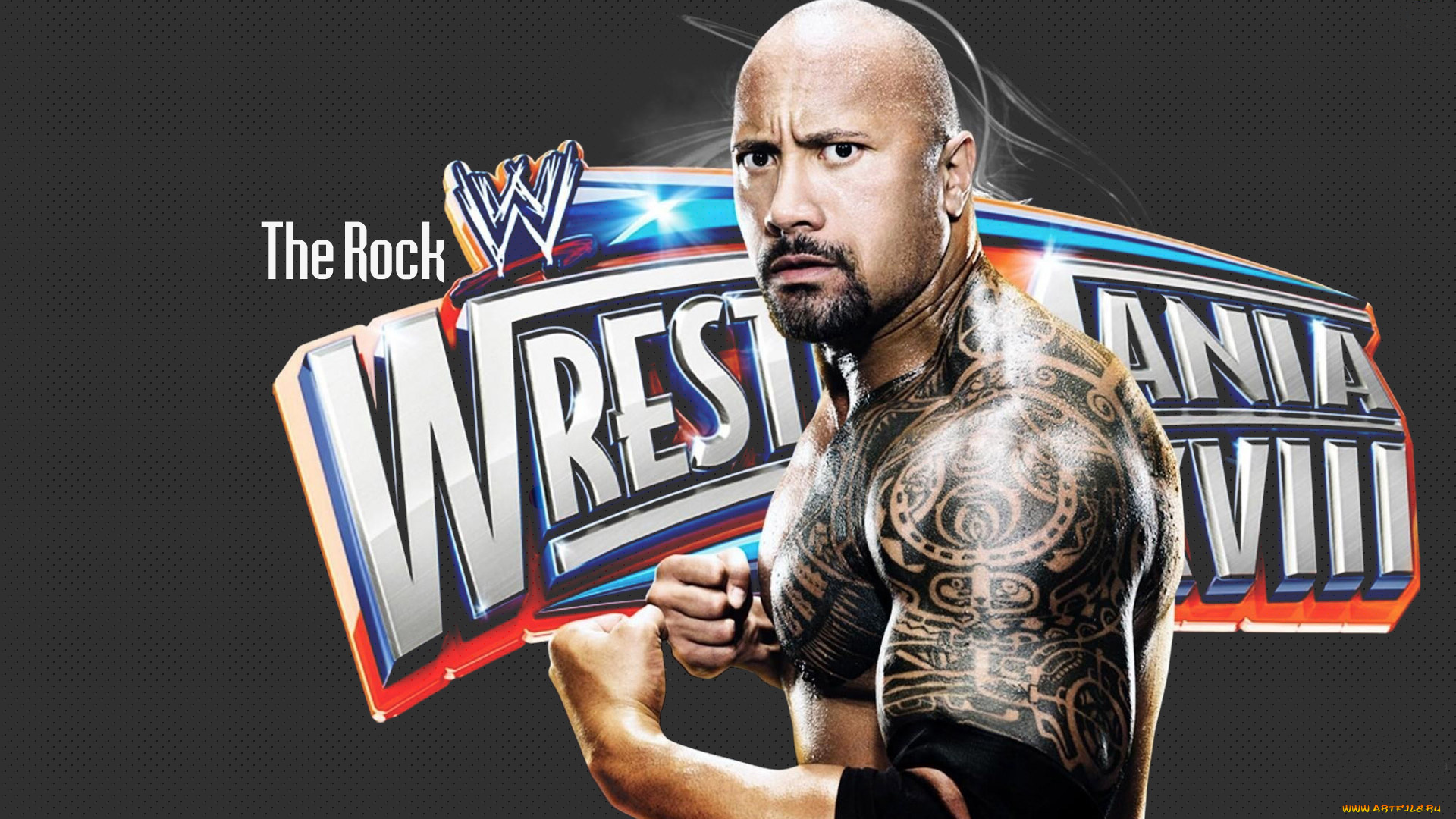 спорт, wwe, rock, www