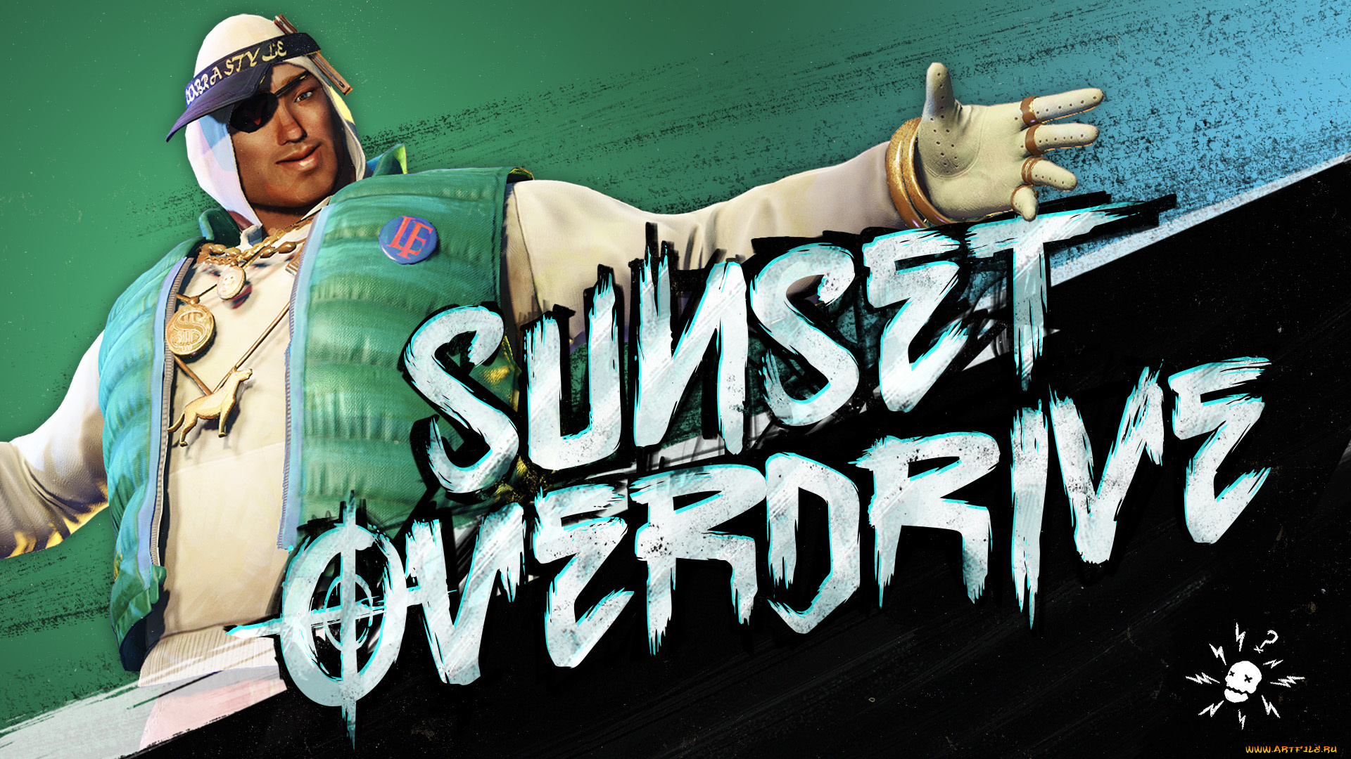 sunset, overdrive, видео, игры, -, sunset, overdrive, парень