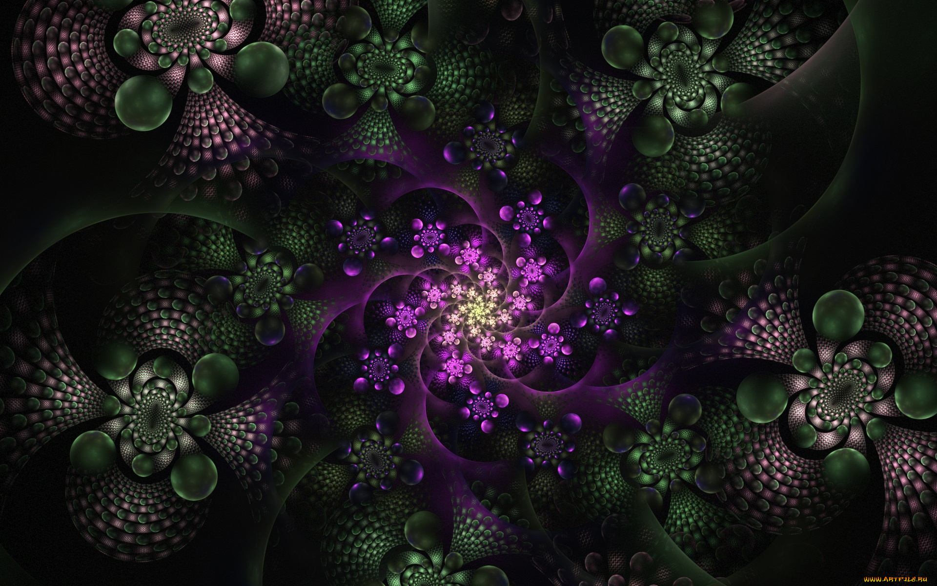 3д, графика, фракталы, , fractal, узор, фон, цвета