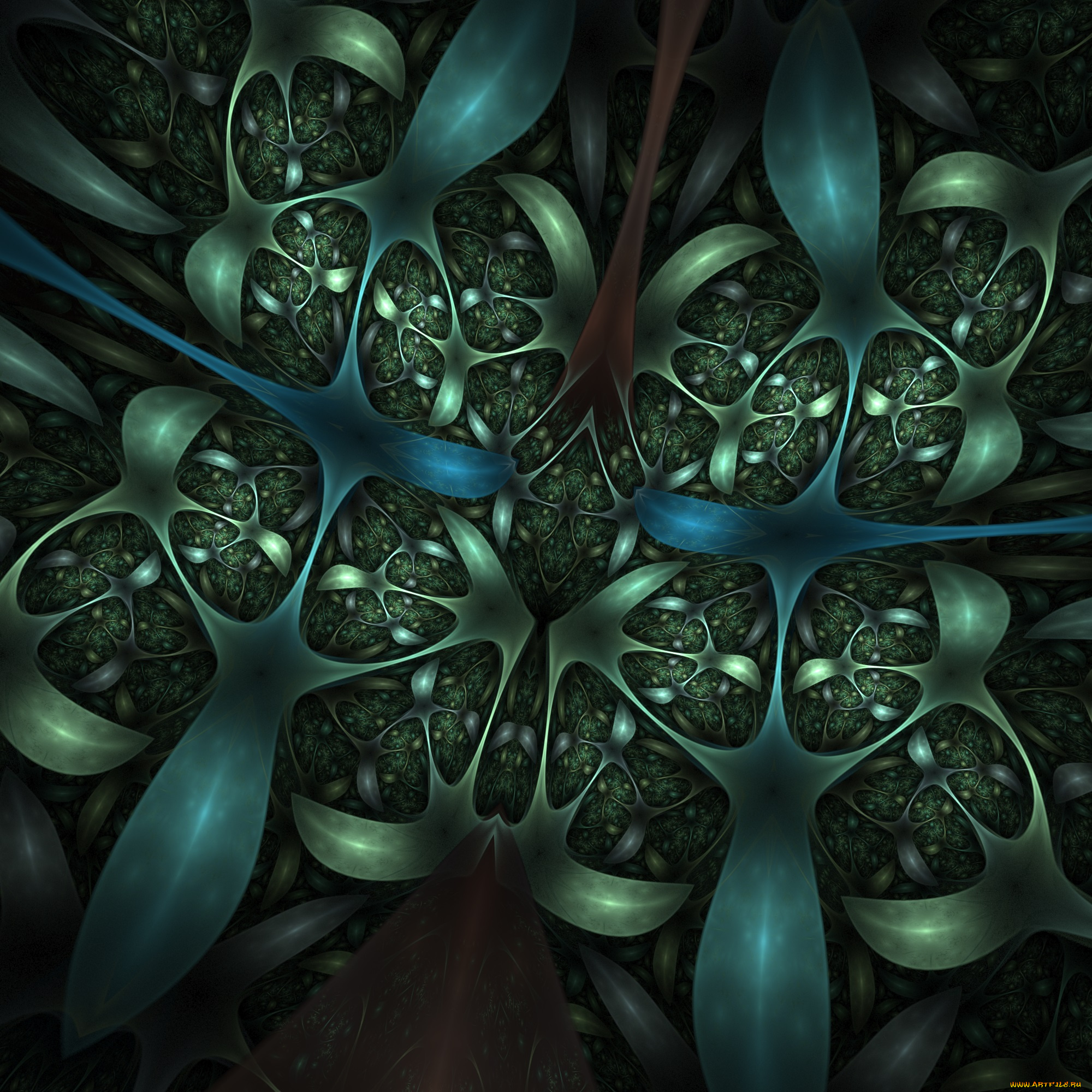 3д, графика, фракталы, , fractal, цвета, фон, узор