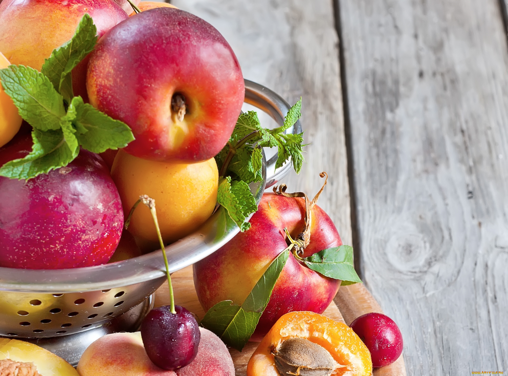 еда, фрукты, , ягоды, персики, абрикосы, вишни