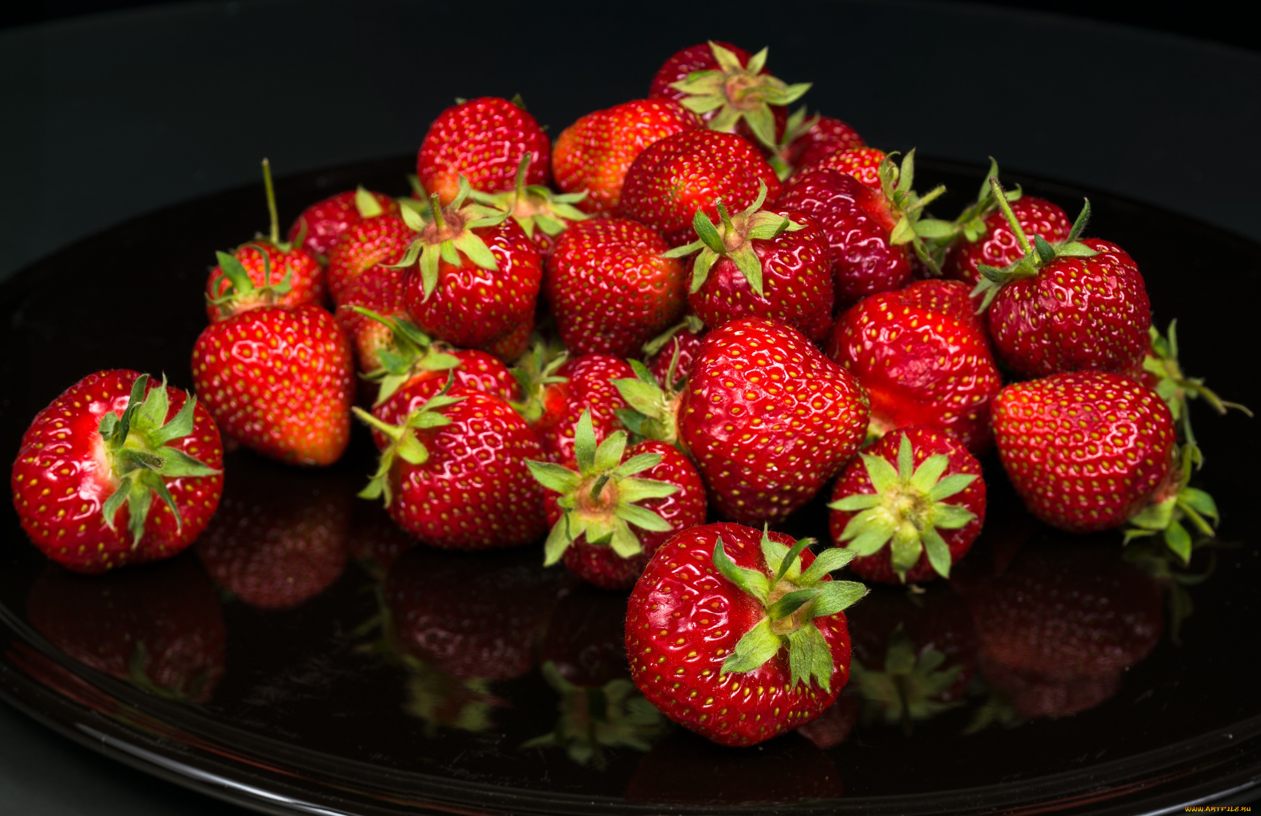 еда, клубника, , земляника, ягоды, тарелка