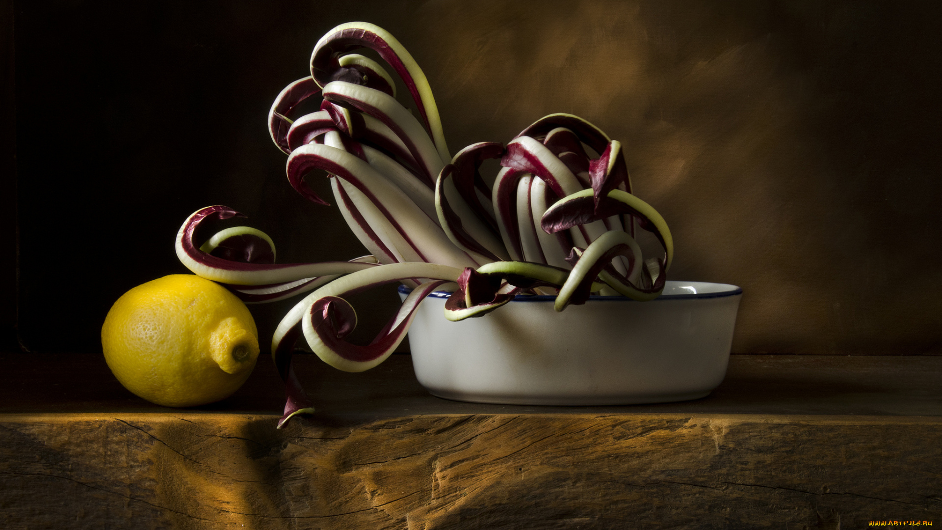 еда, фрукты, и, овощи, вместе, овощи, миска