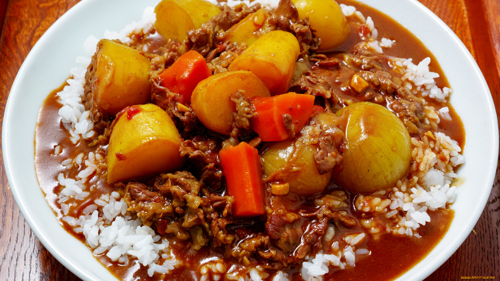 еда, вторые, блюда, соус, рис, картошка, овощи