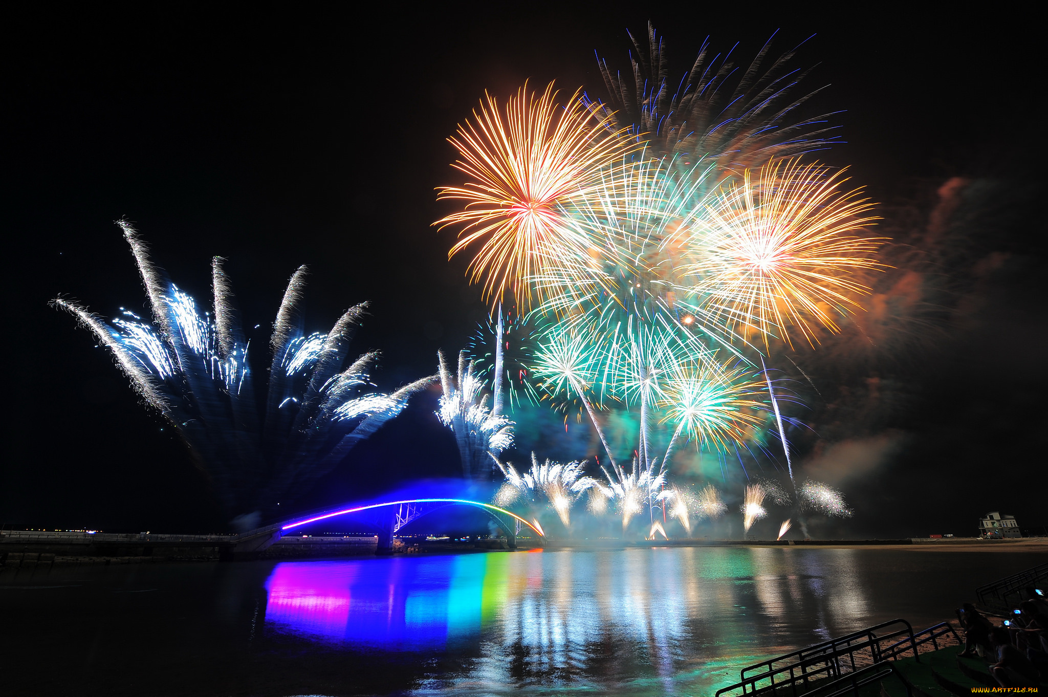 разное, салюты, , фейерверки, ночь, фейерверк