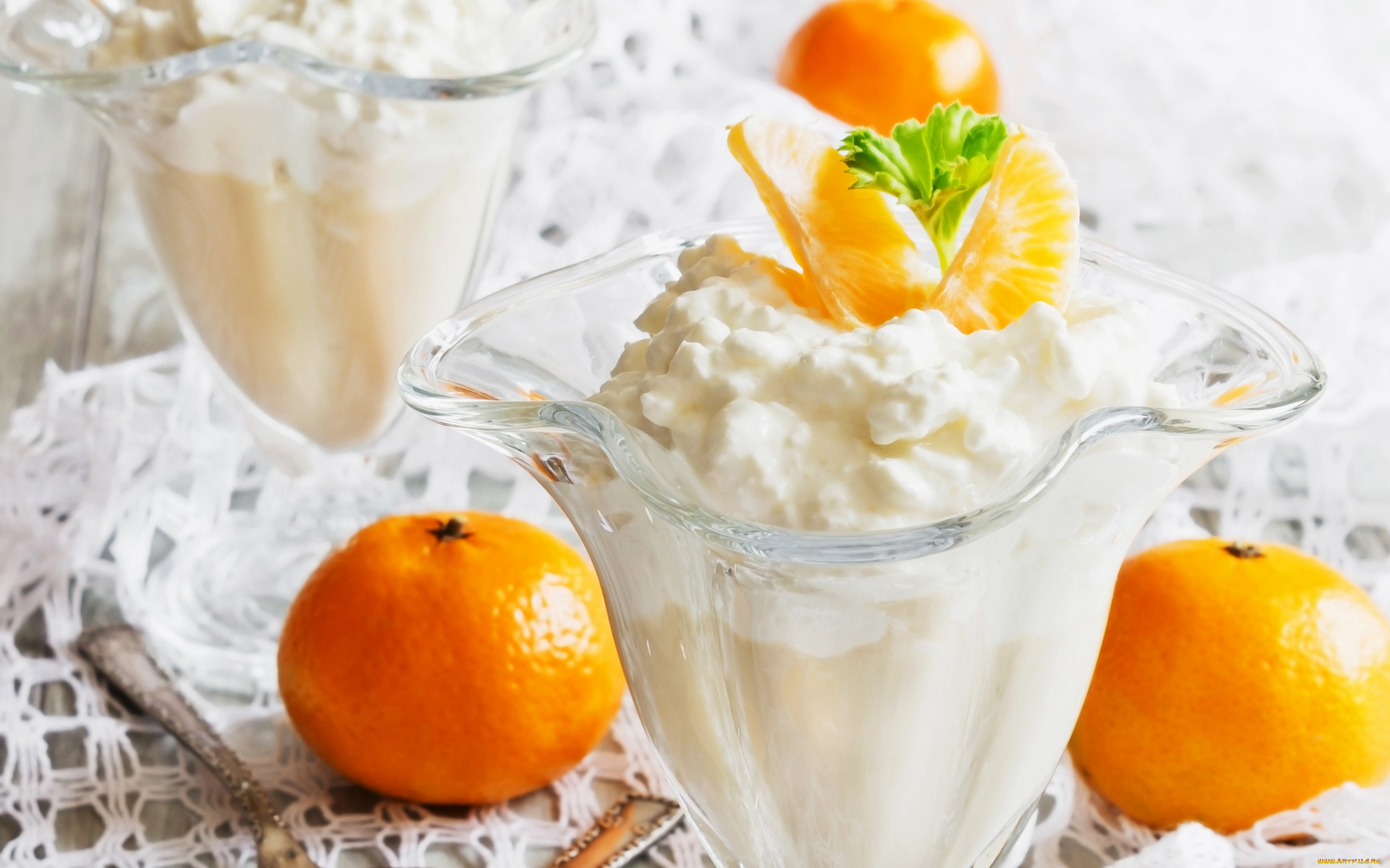 еда, масло, , молочные, продукты, творог, мандарин, дольки, десерт