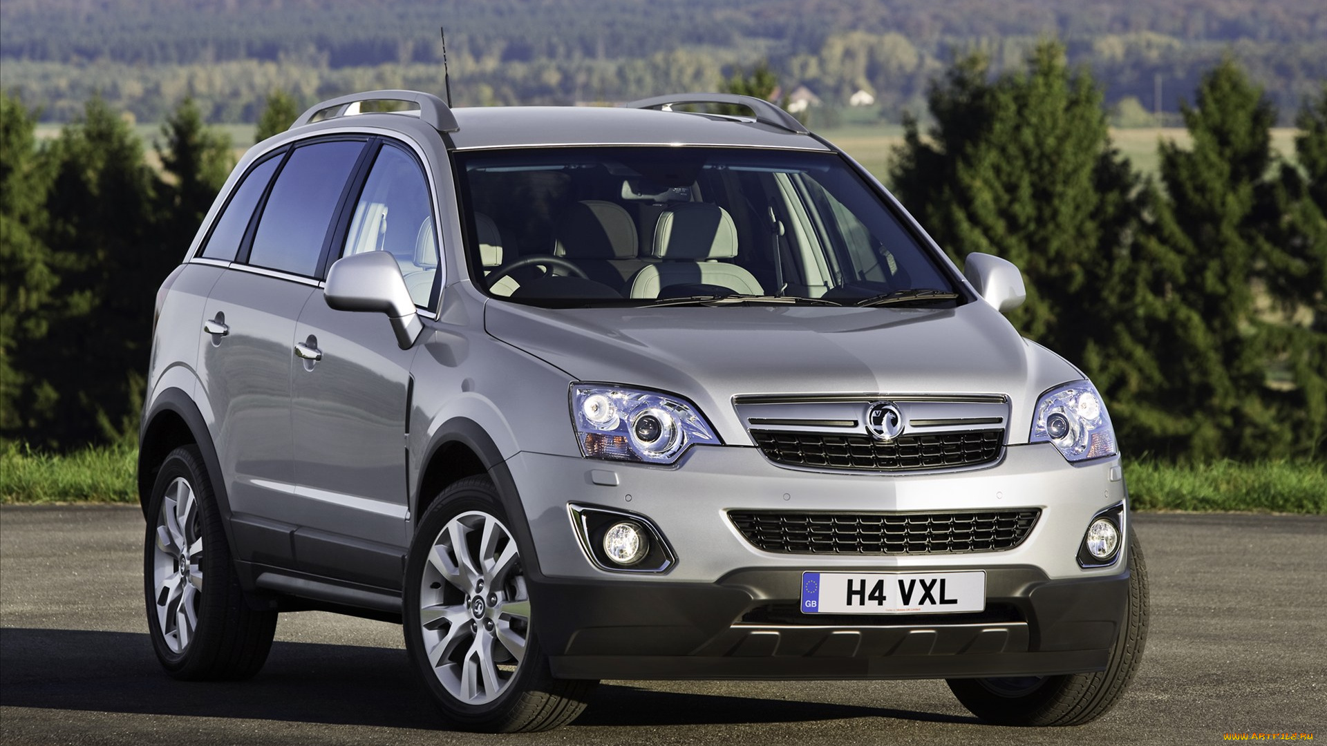 автомобили, vauxhall, серебристый, зелень, antara