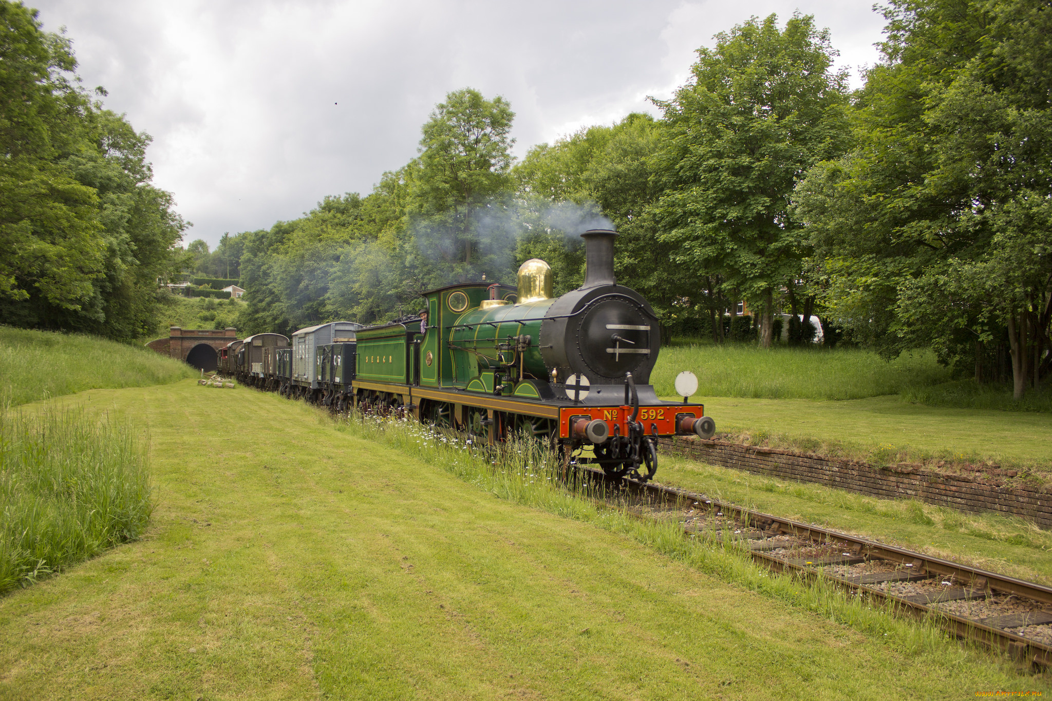 техника, паровозы, паровоз, рельсы