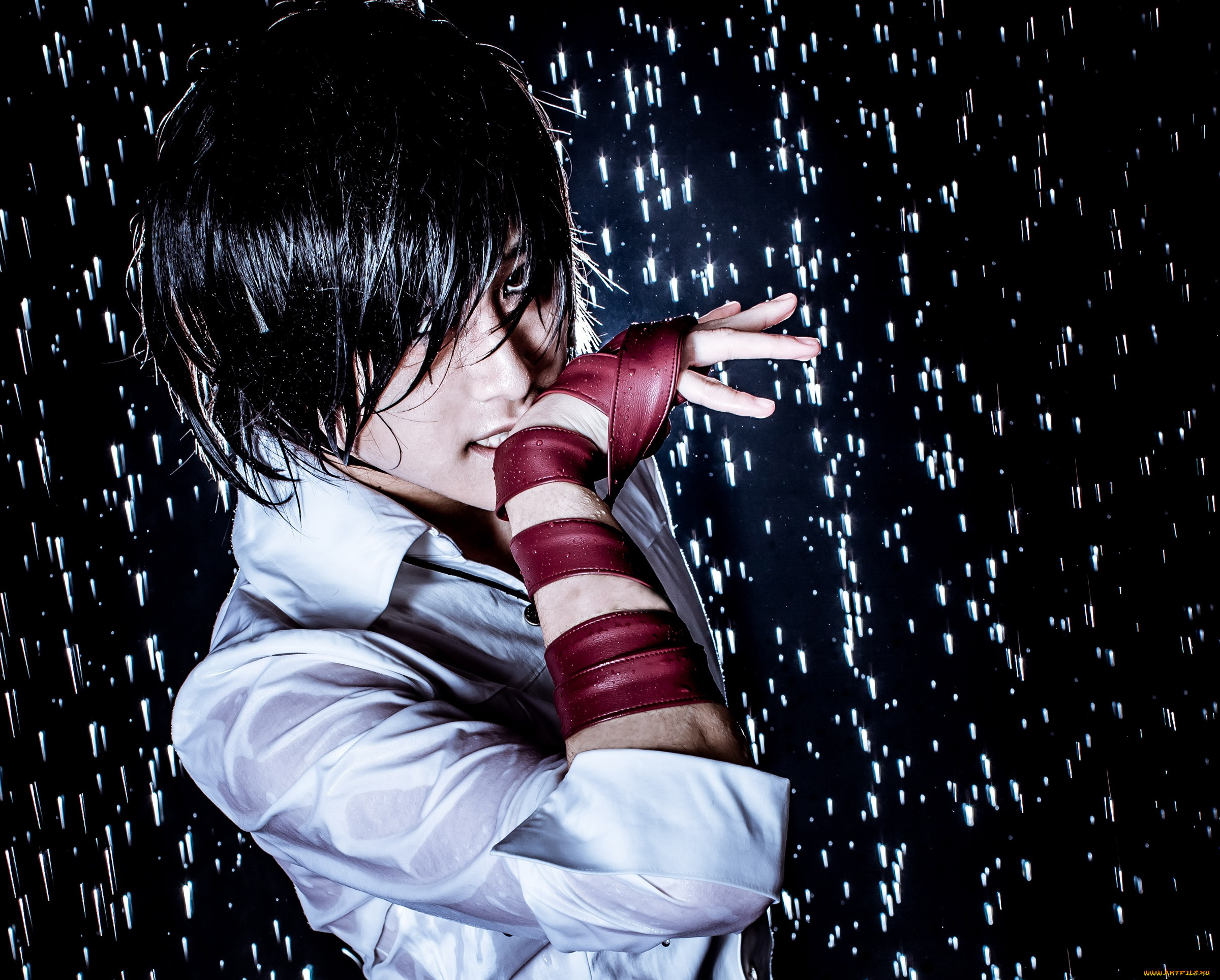 hero, warz, разное, cosplay, , косплей, hero, warz, парень, дождь, оружие, игра