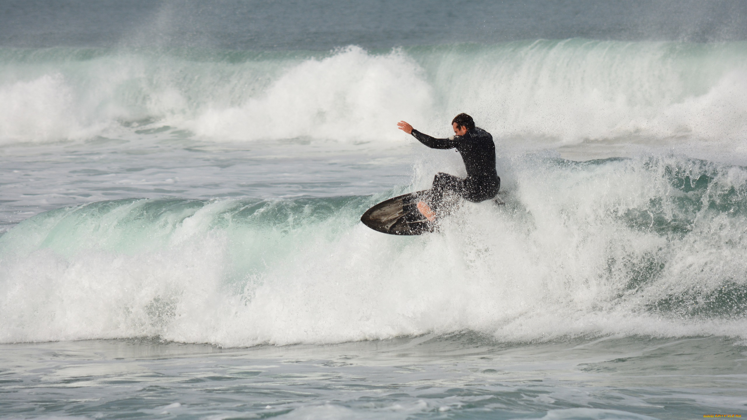 спорт, серфинг, волна, доска, брызги