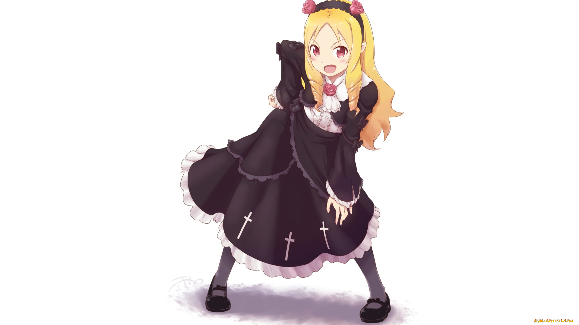 аниме, eromanga-sensei, фон, взгляд, девушка