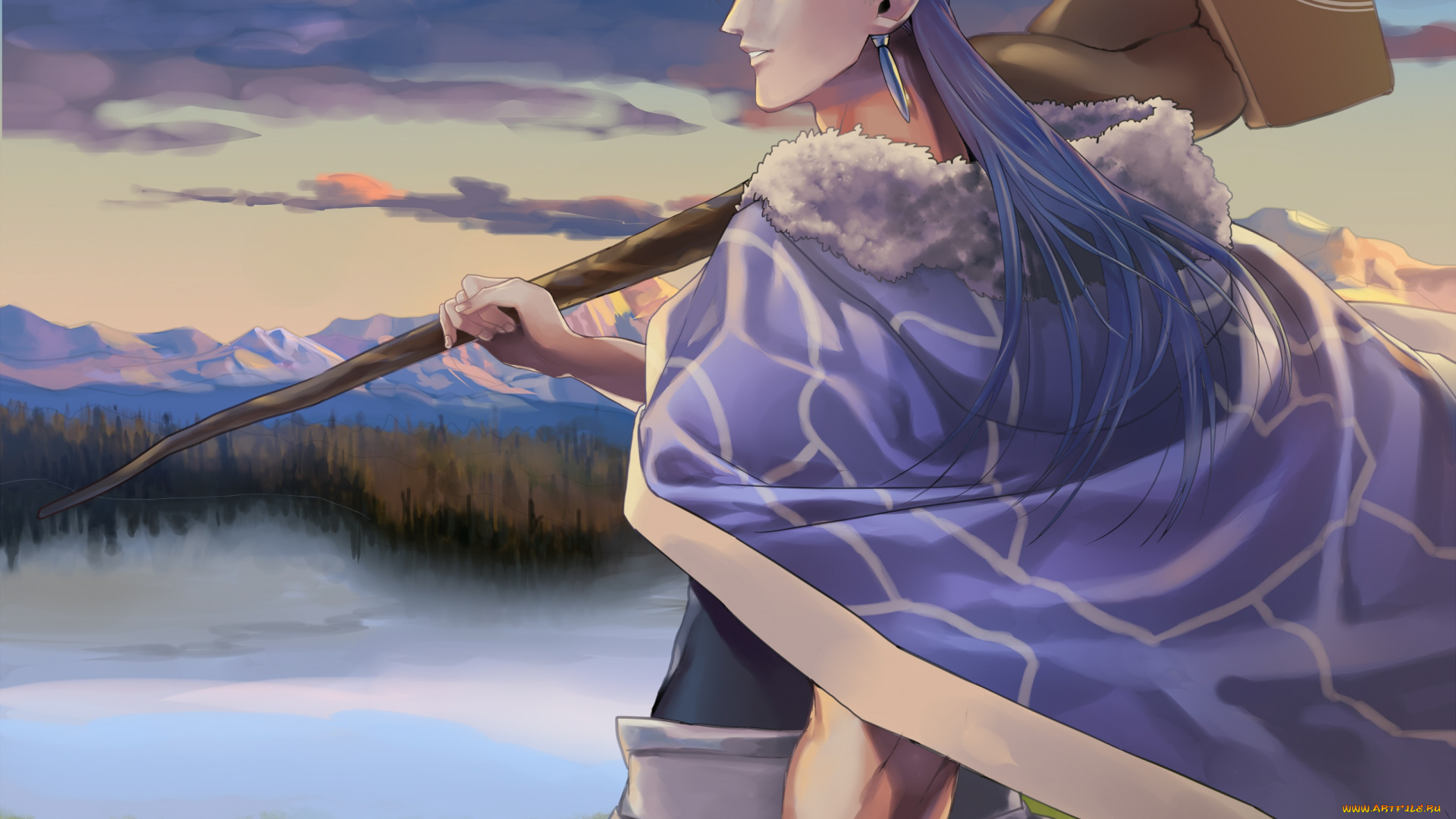 аниме, fate, stay, night, caster