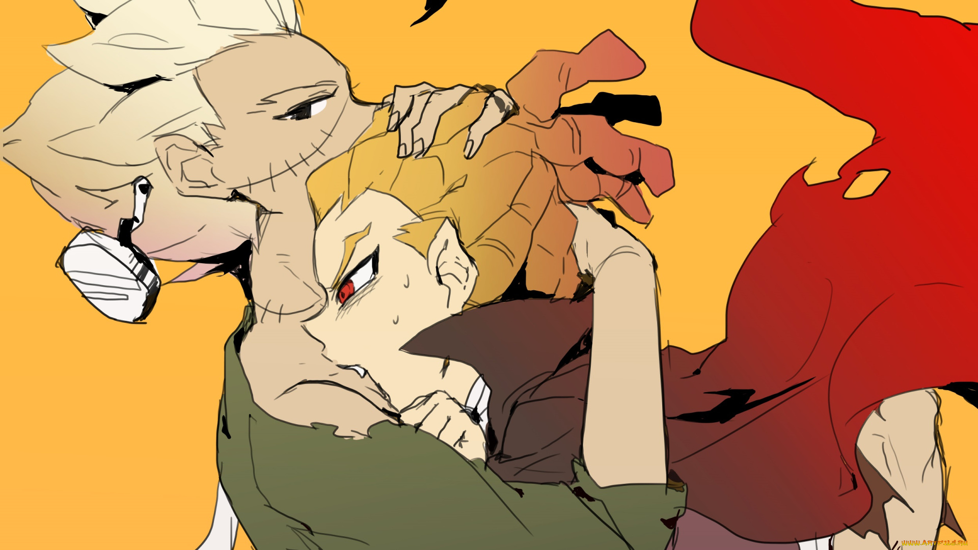 аниме, inazuma, eleven, парни