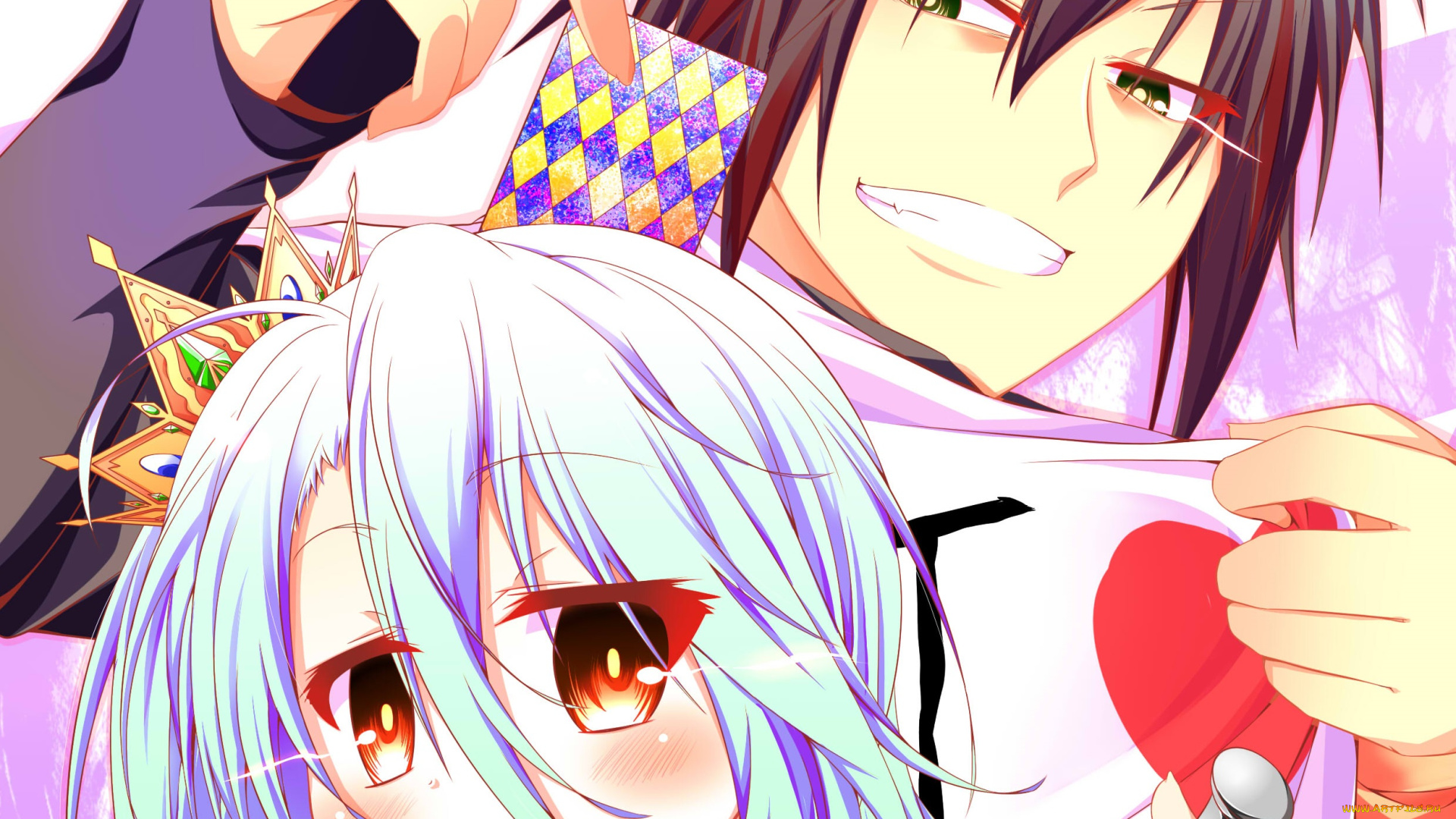 аниме, no, game, no, life, нет, игры, жизни