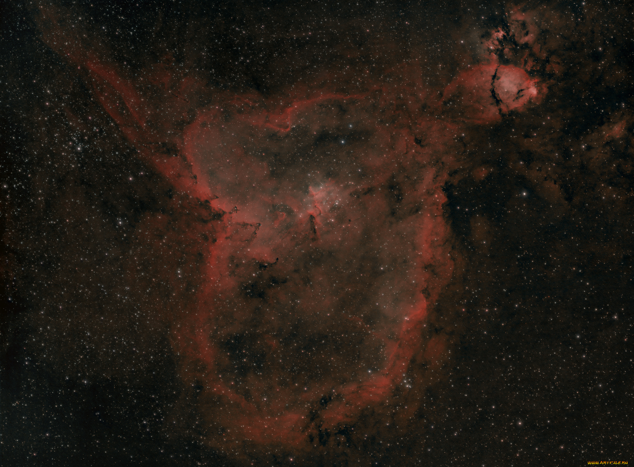 космос, галактики, туманности, туманность