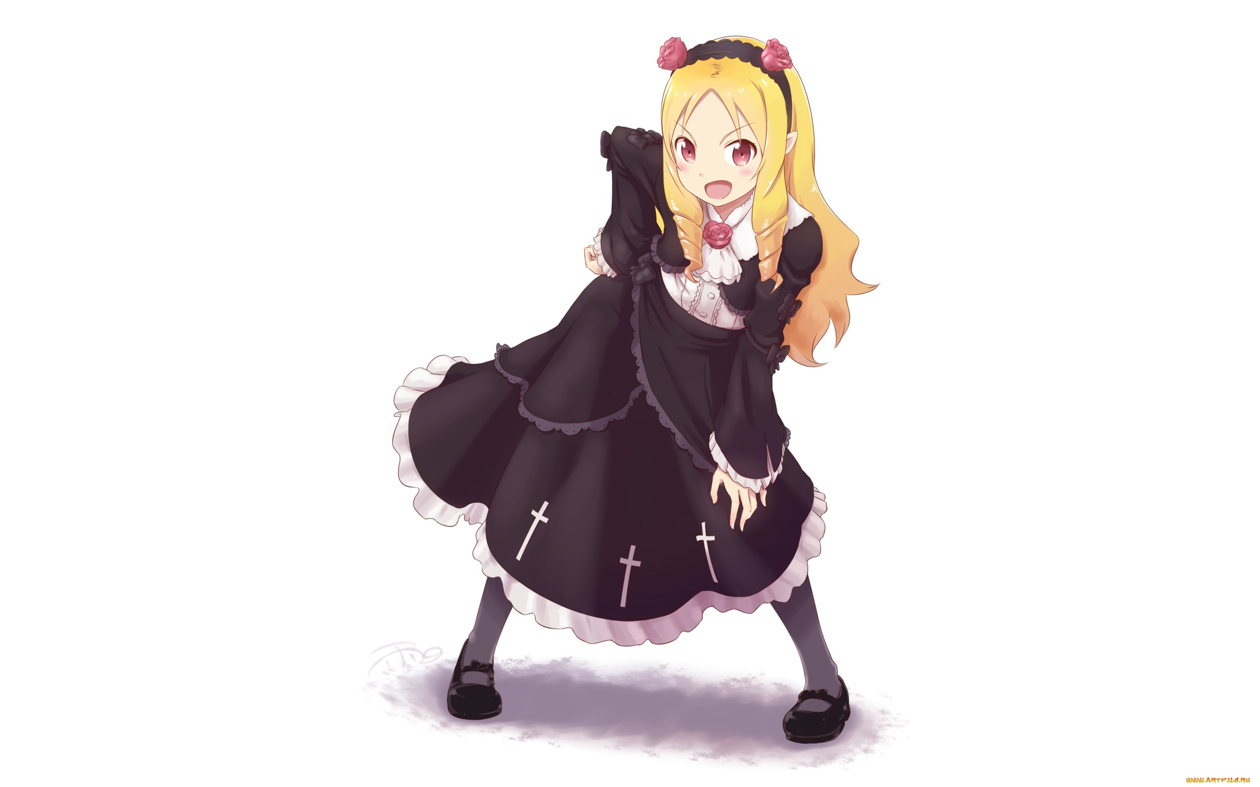 аниме, eromanga-sensei, фон, взгляд, девушка