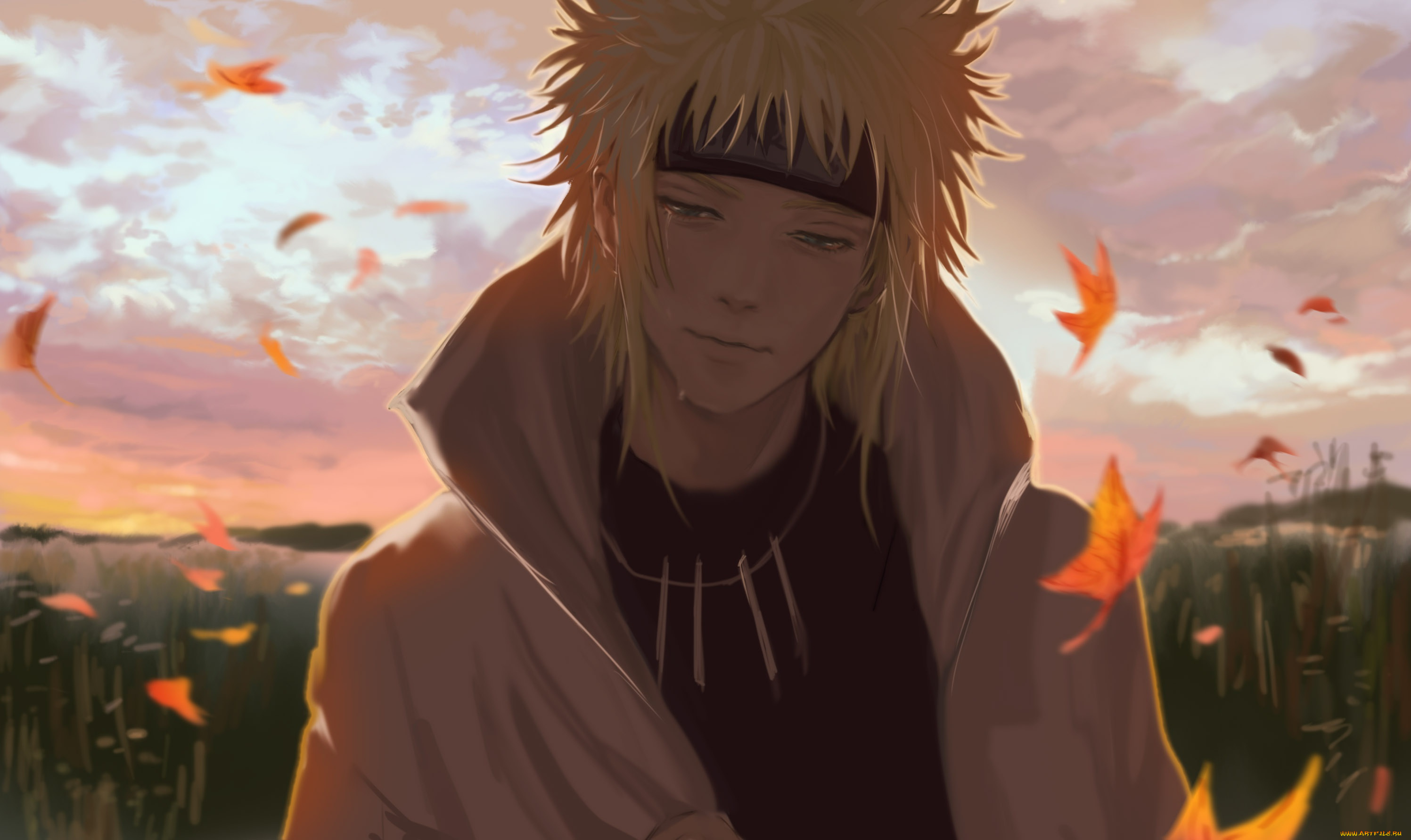 аниме, naruto, yondaime, hokage, namikaze, minato