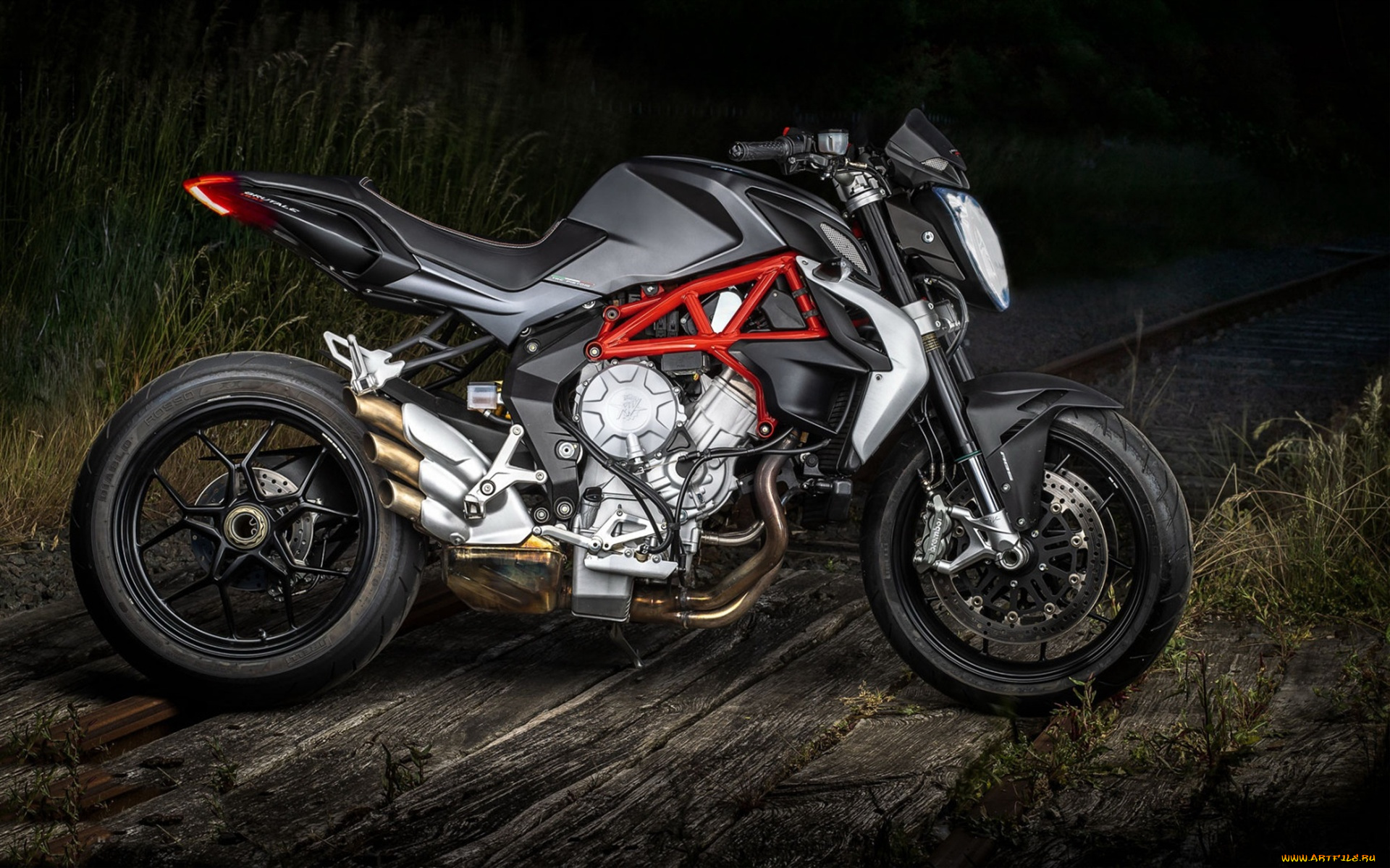 mv, agusta, brutale, 800, , 2018, мотоциклы, mv, agusta, вид, сбоку, спортбайк, тройной, выхлоп, тюнинг, mv, agusta