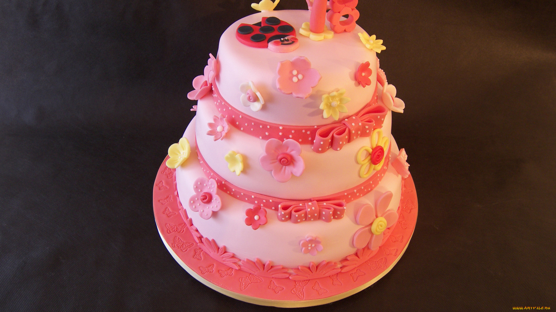 праздничные, день, рождения, торт