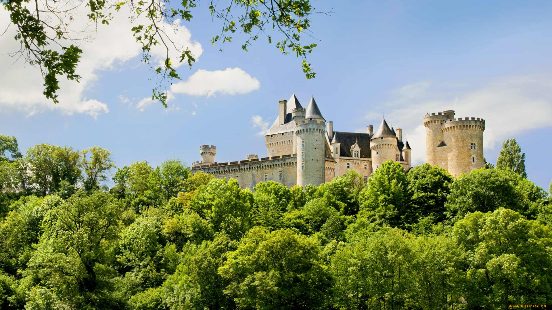 chateau, , de, chabenet, города, замки, франции, chateau, de, chabenet