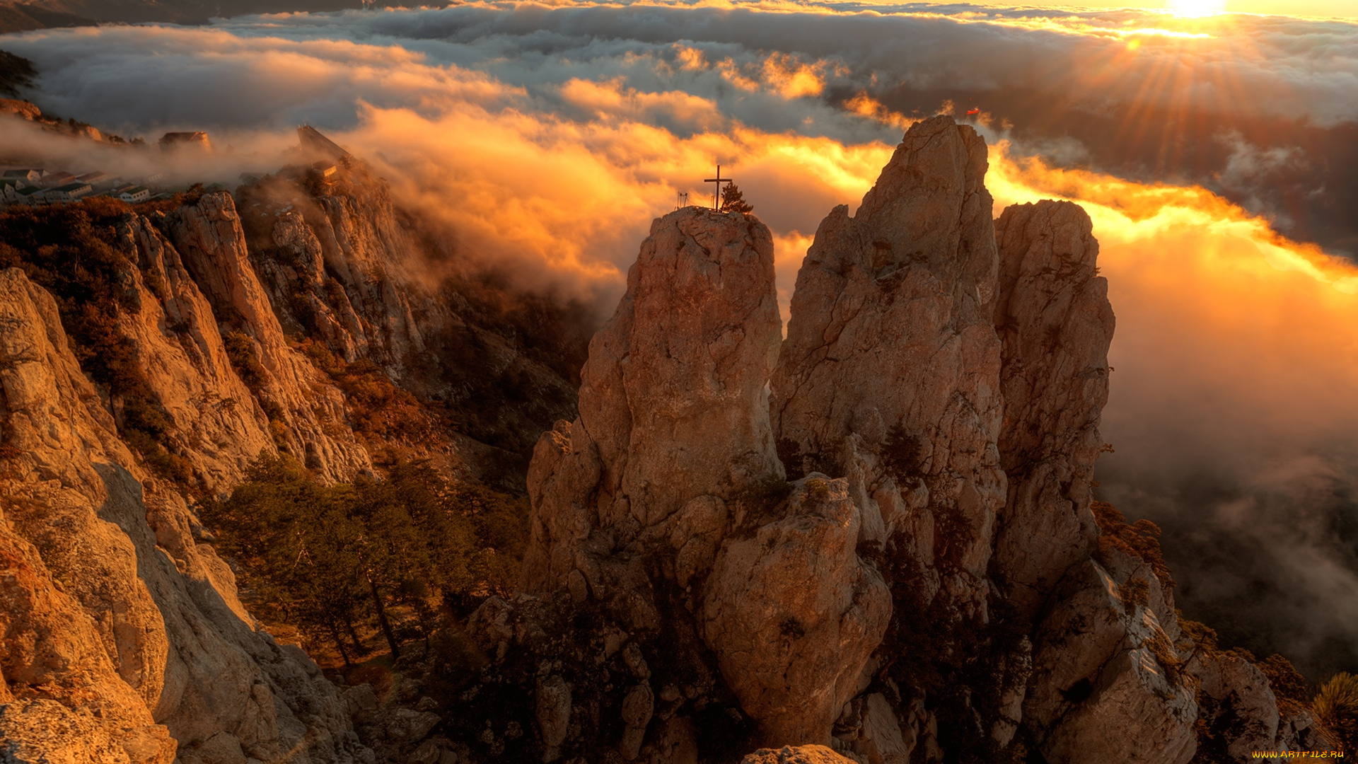 природа, горы, ай-петри, крым