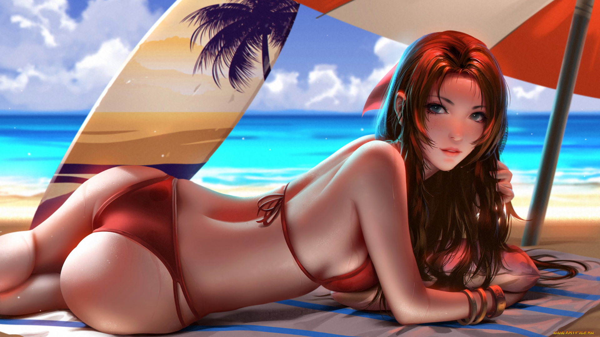 видео, игры, final, fantasy, vii, девушка, красивая, супер, секси, няша, нежная, классная, модница, лапочка, мадам