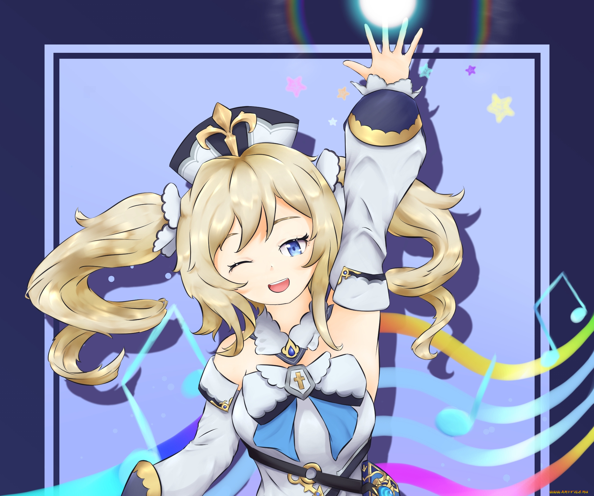 аниме, genshin, impact, genshin, impact