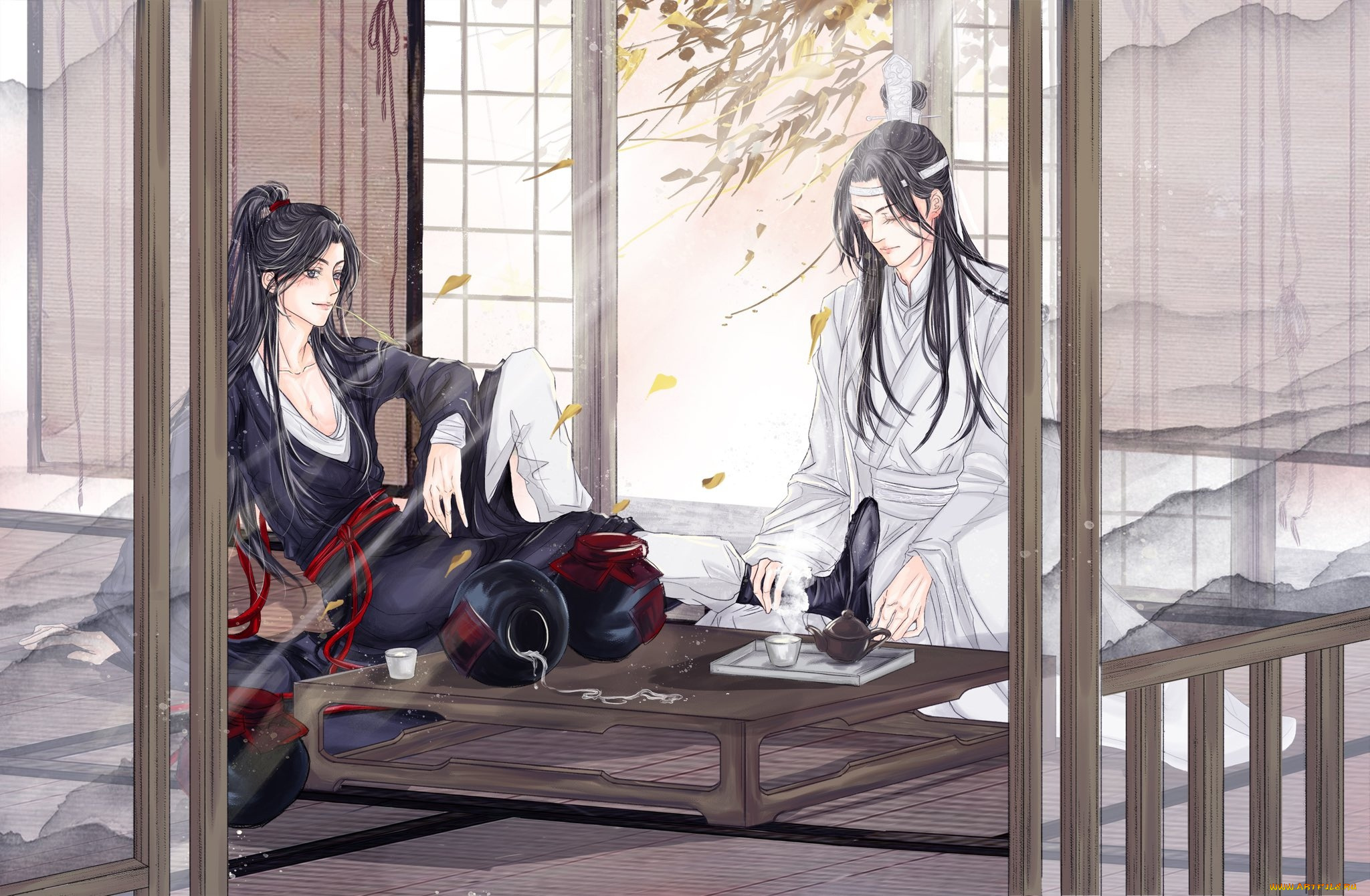 аниме, mo, dao, zu, shi, вэй, усянь, лань, ванцзы