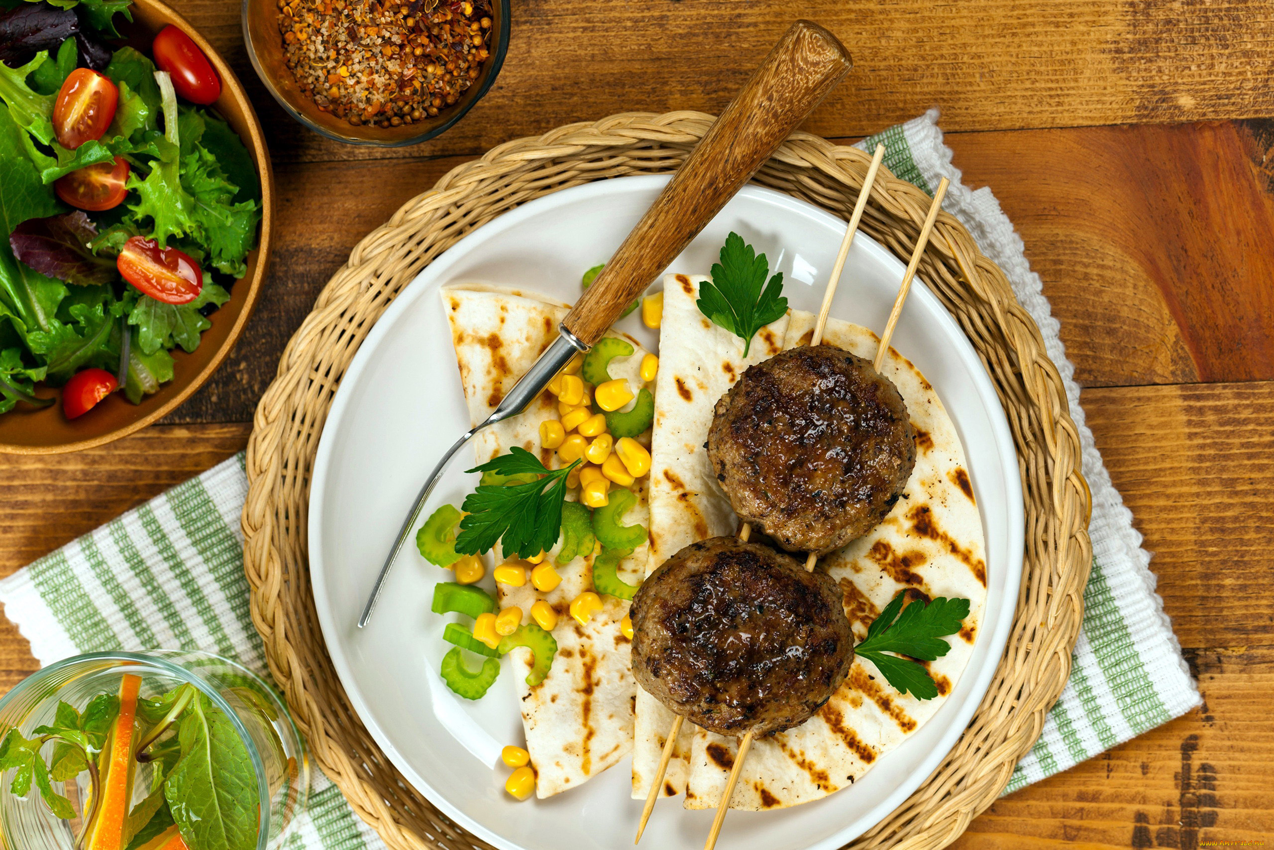 еда, мясные, блюда, котлеты