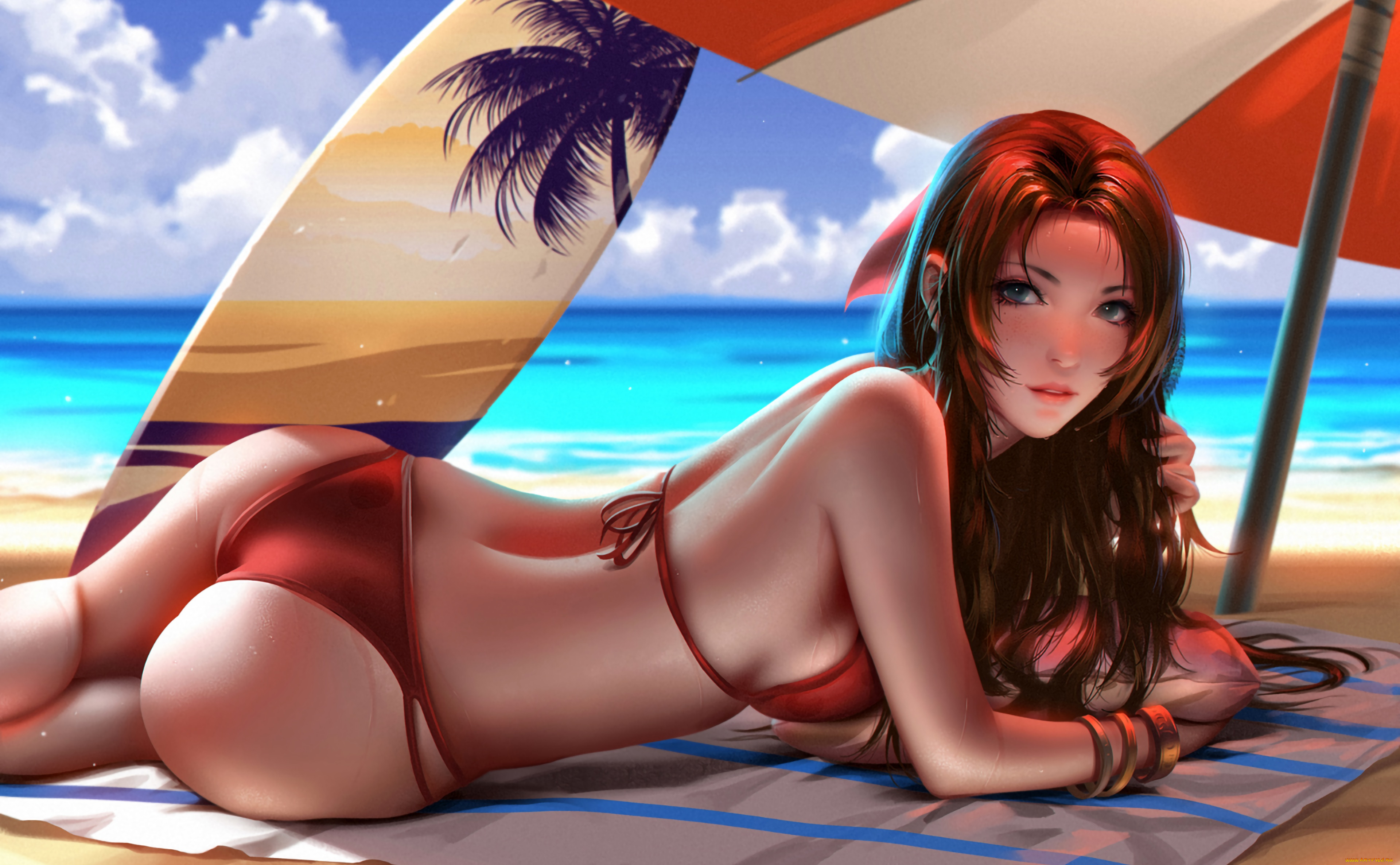 видео, игры, final, fantasy, vii, девушка, красивая, супер, секси, няша, нежная, классная, модница, лапочка, мадам