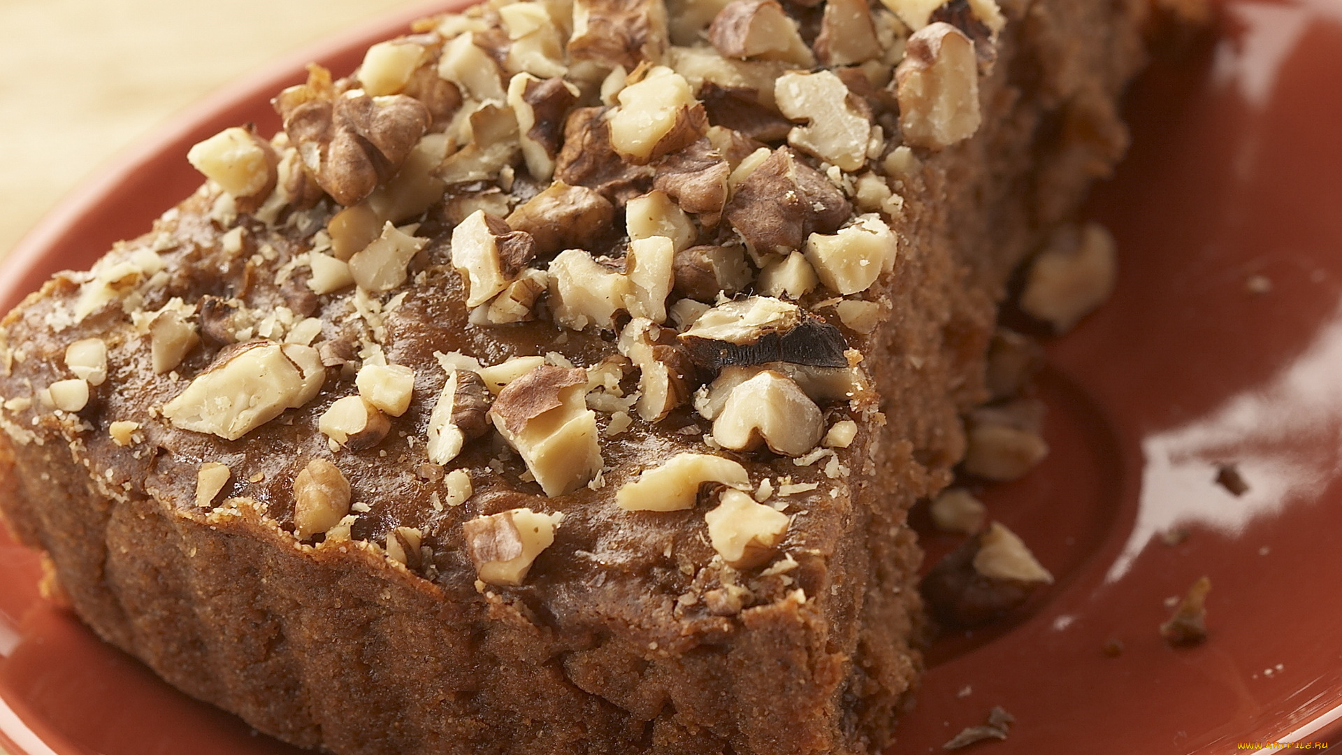 еда, пироги, ореховый, пирог, макро