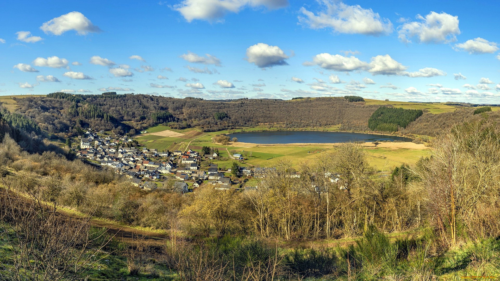 meerfeld, germany, города, -, панорамы