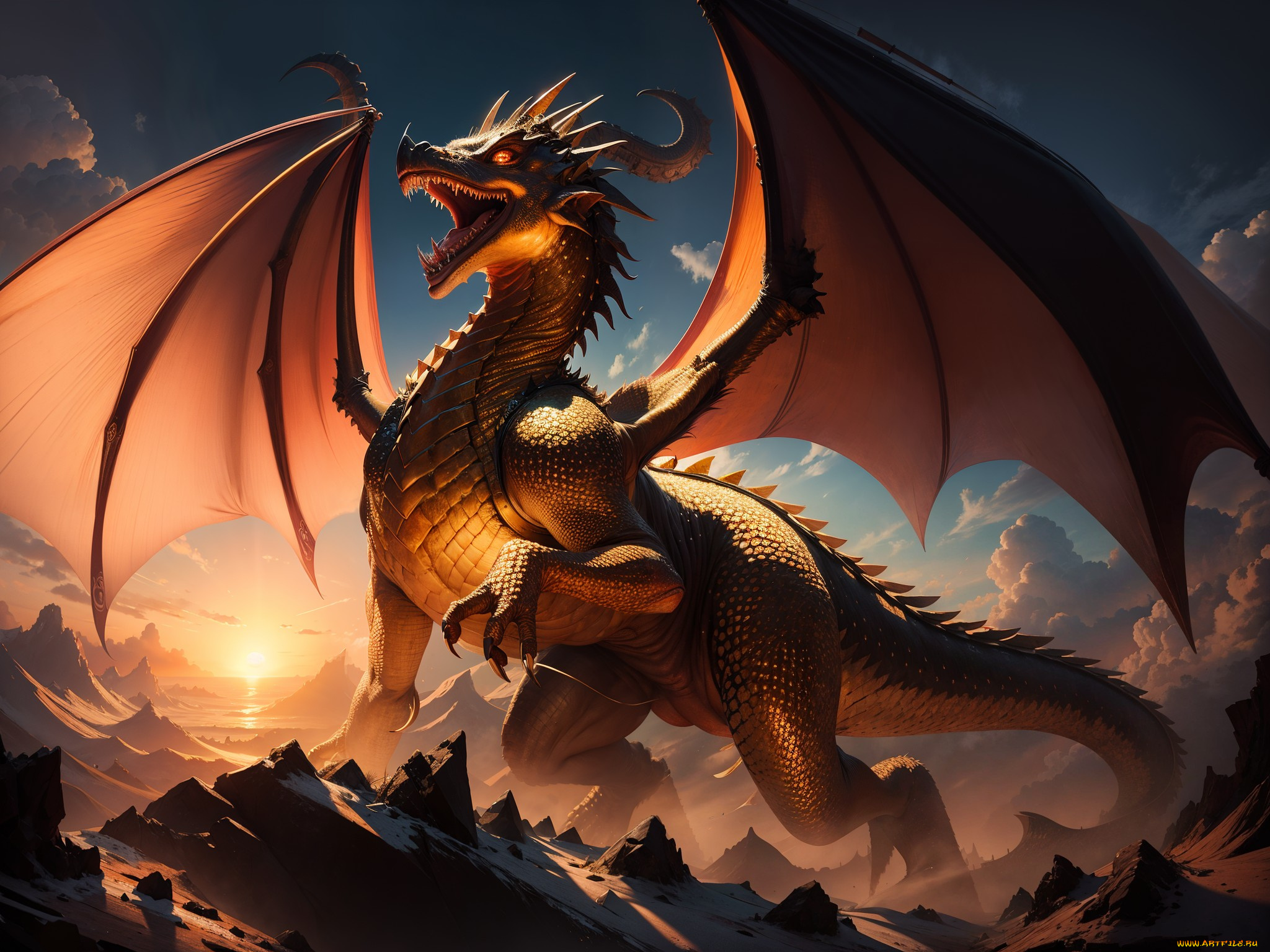 фэнтези, драконы, нейросети, графика, нейроарт, ai, art, нейронные, сети, рисунки, нейро, искусство, дракон