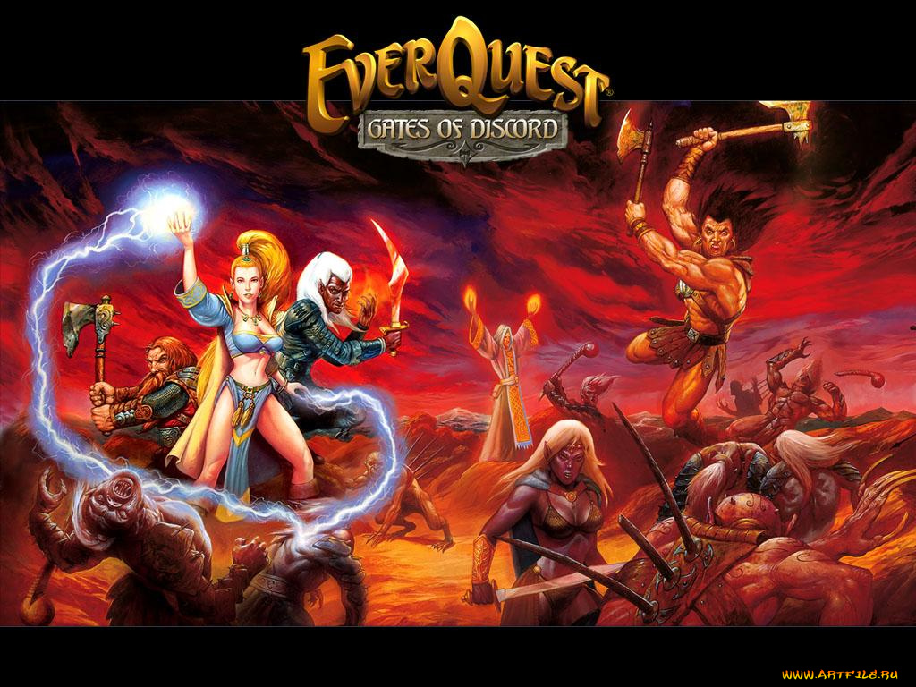видео, игры, everquest, gates, of, discord