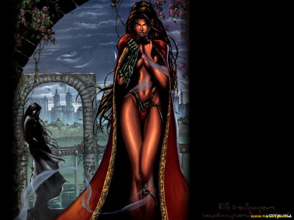 witchtblade, рисованные, люди