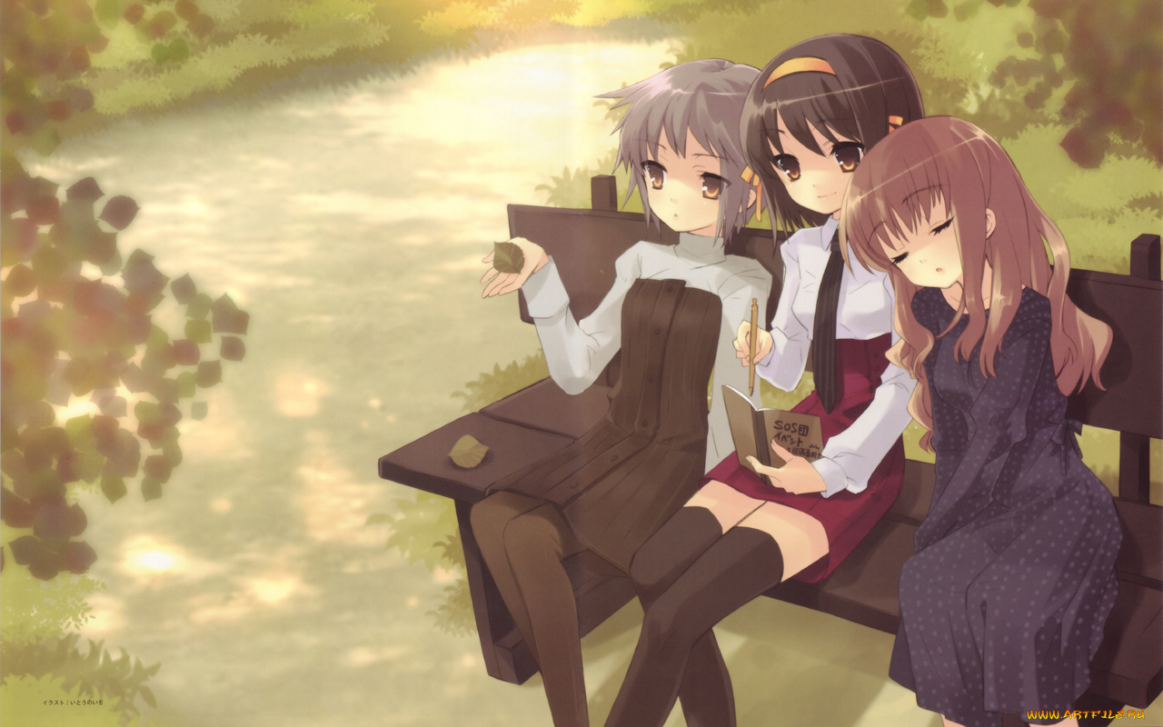 аниме, the, melancholy, of, haruhi, suzumiya