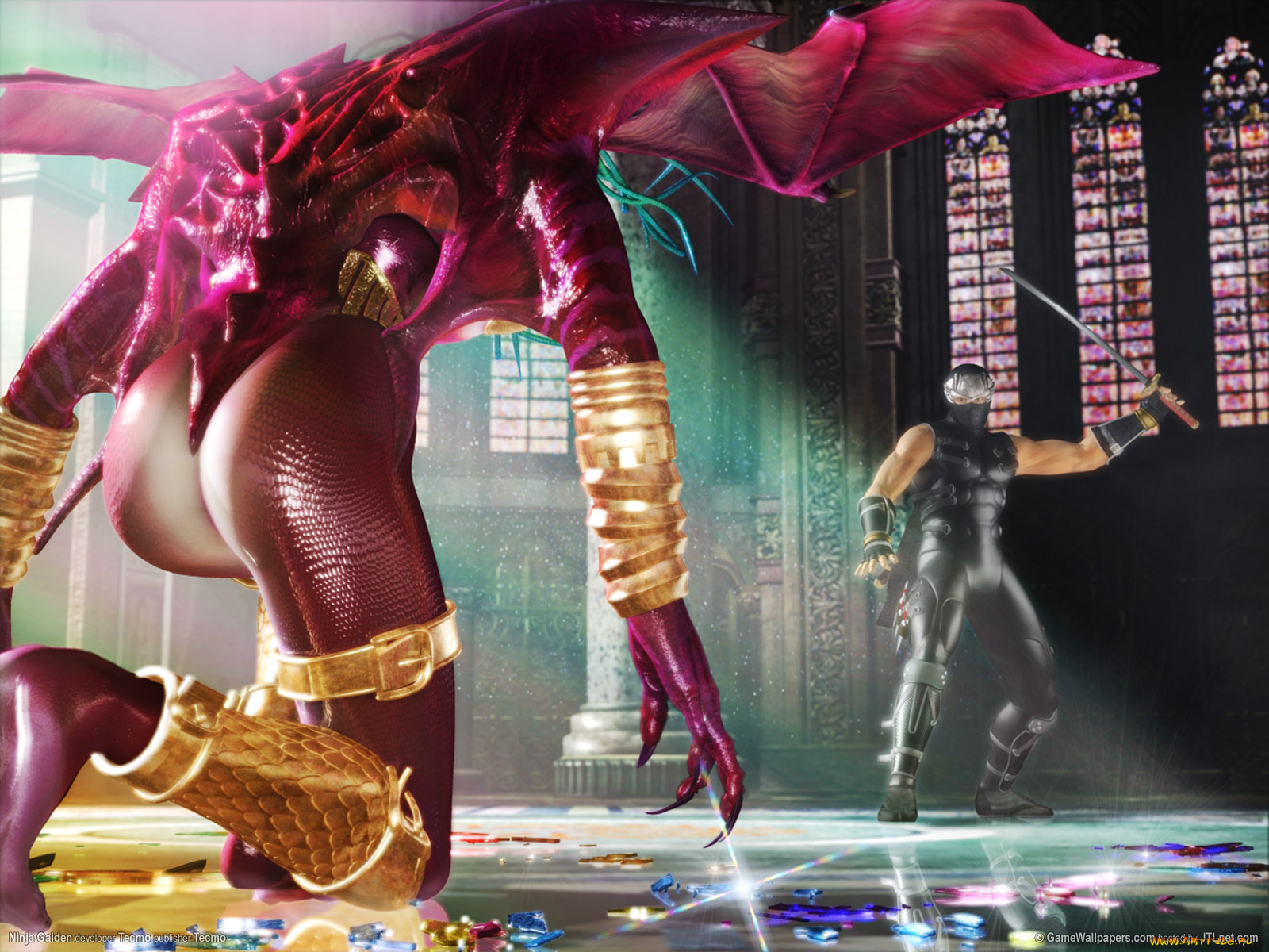 видео, игры, ninja, gaiden