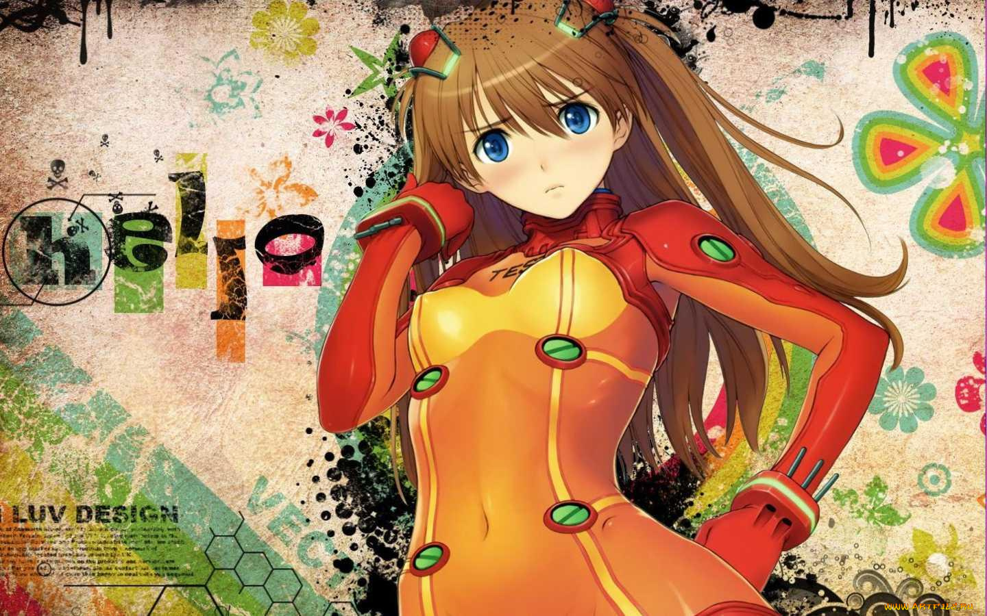 neon, genesis, evangelion, аниме