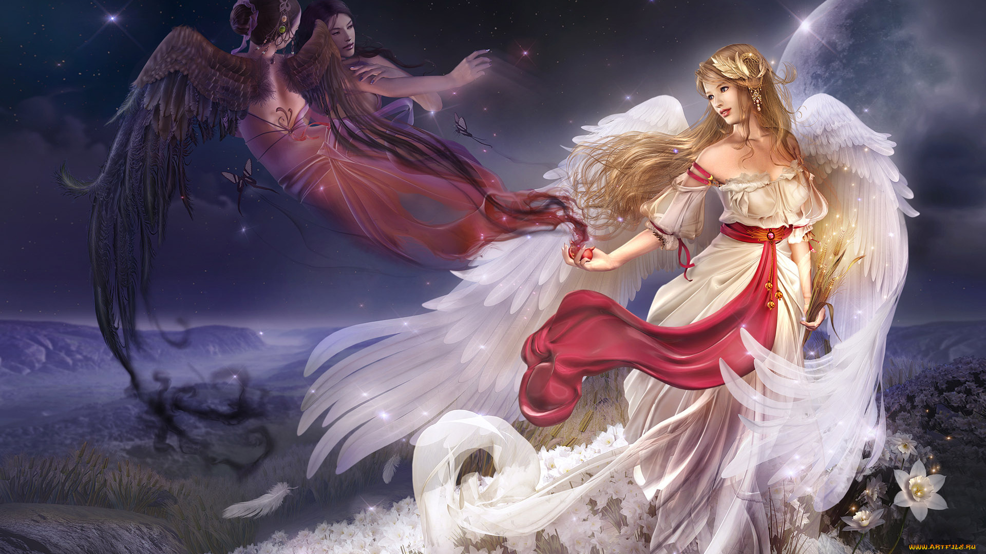 фэнтези, ангелы